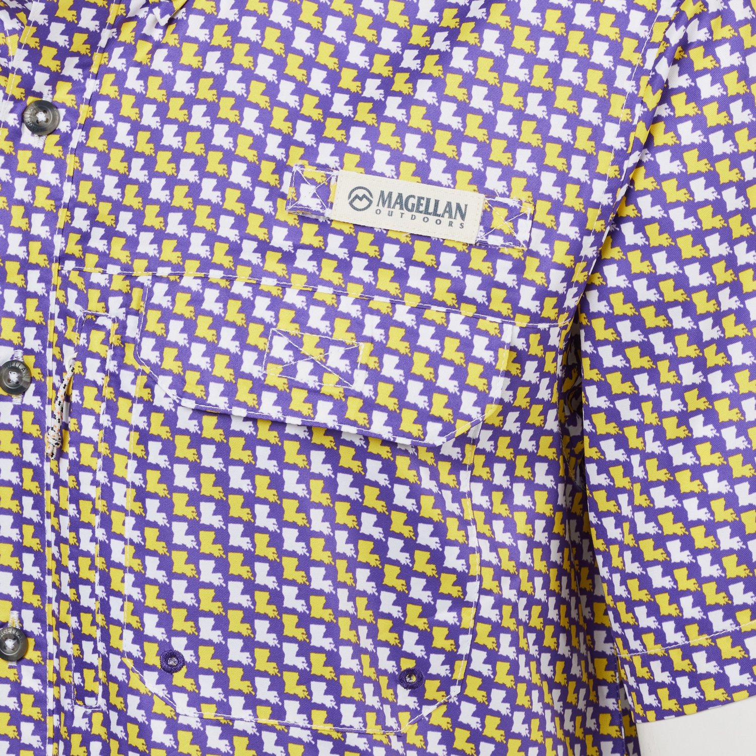 Magellan Outdoors Men's LA Local State Print Shirt - view number 3