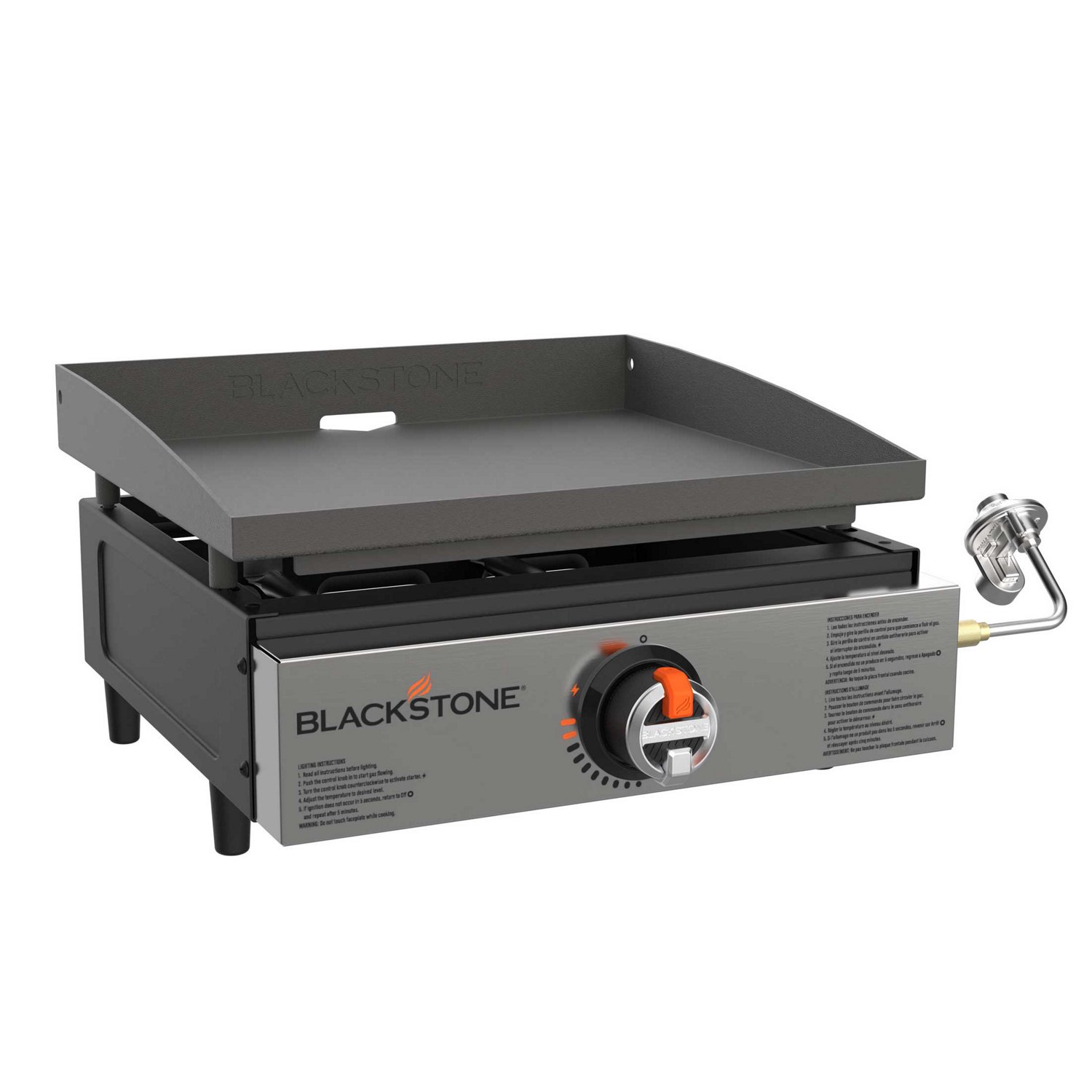 Blackstone Original 17 in Single Burner Stainless Tabletop Griddle Academy