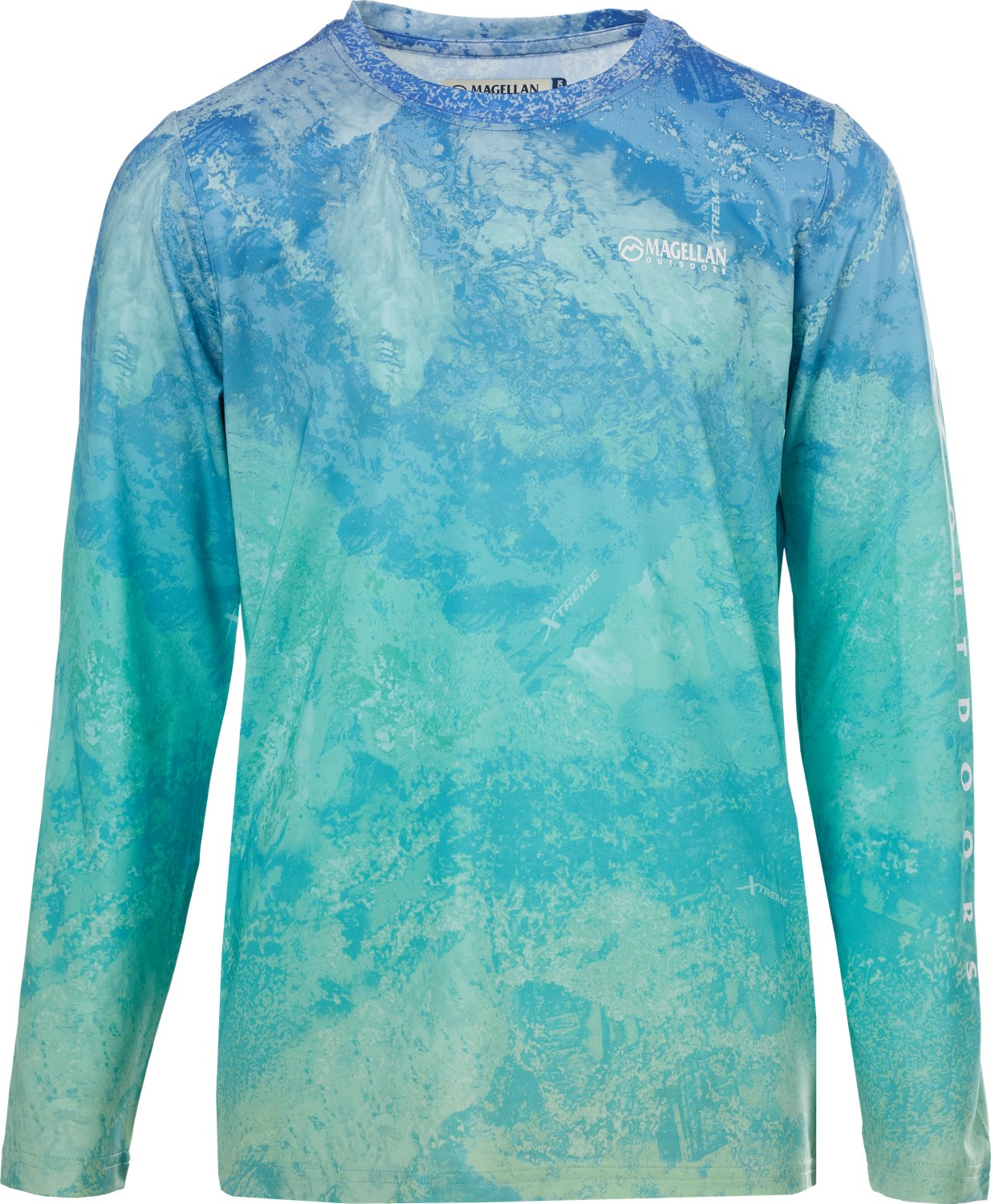 Magellan Outdoors Boys' RT Xtreme Tri Ombre Long Sleeve Shirt