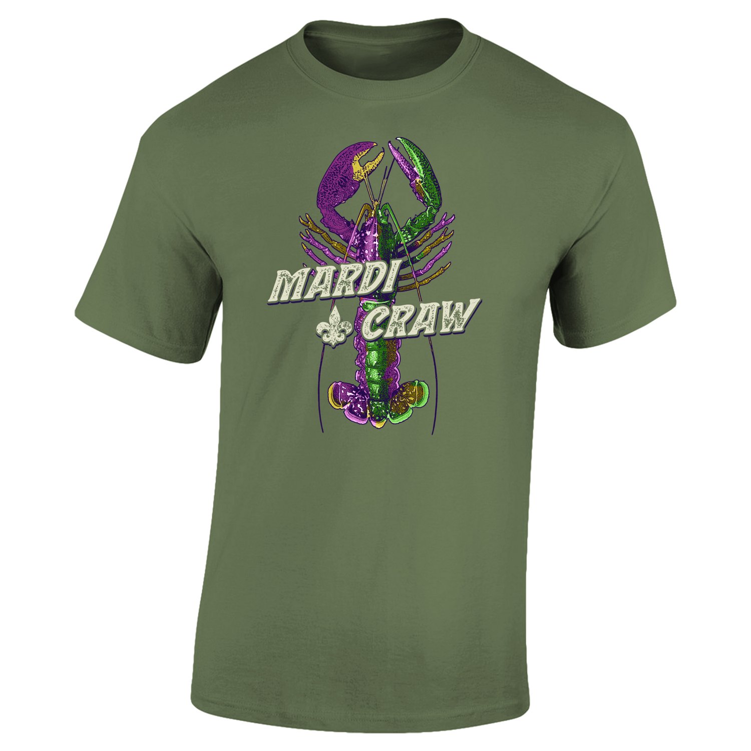 Academy Sports + Outdoors Men's Mardi Crawfish Craw T-shirt