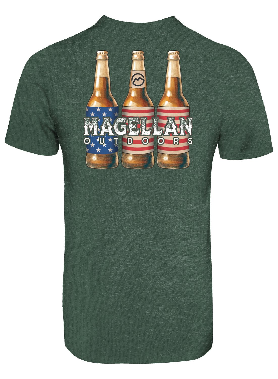 Magellan Outdoors Men's USA Label Short Sleeve Shirt                                                                             - view number 1 selected