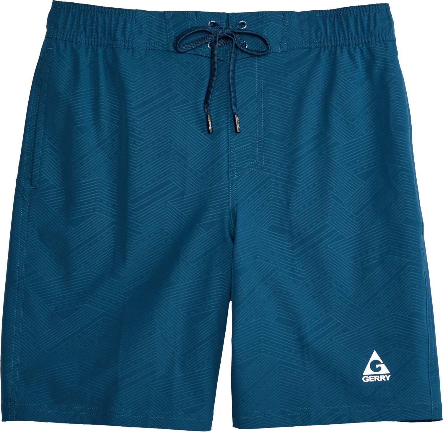 Gerry Men's Texture Print Swim Trunks Academy