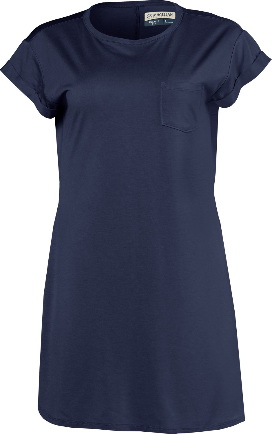 Magellan Outdoors Women's Summerville Roll-Cuff T-shirt Dress | Academy
