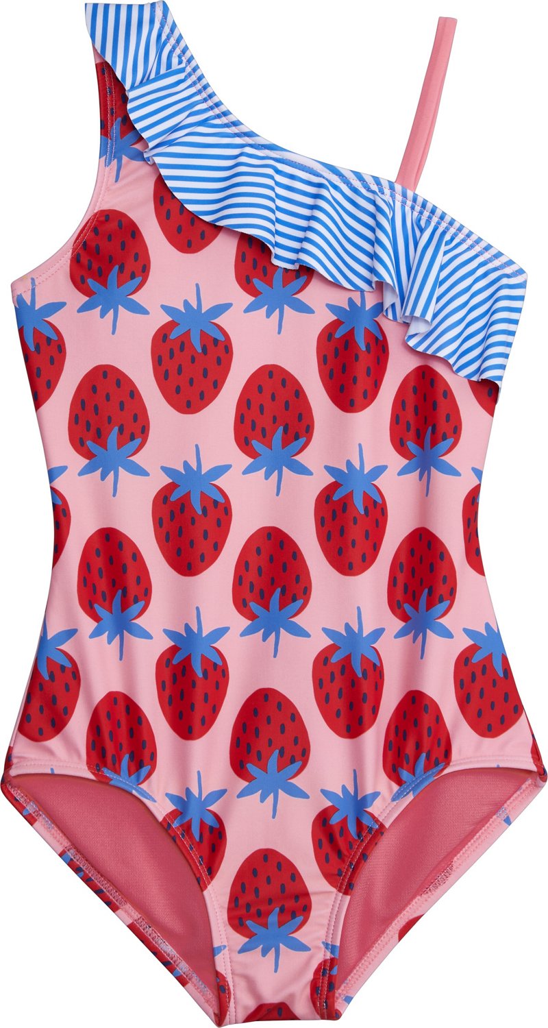 O'Rageous Kid's 4-6 Strawberry 1-Piece Swimsuit