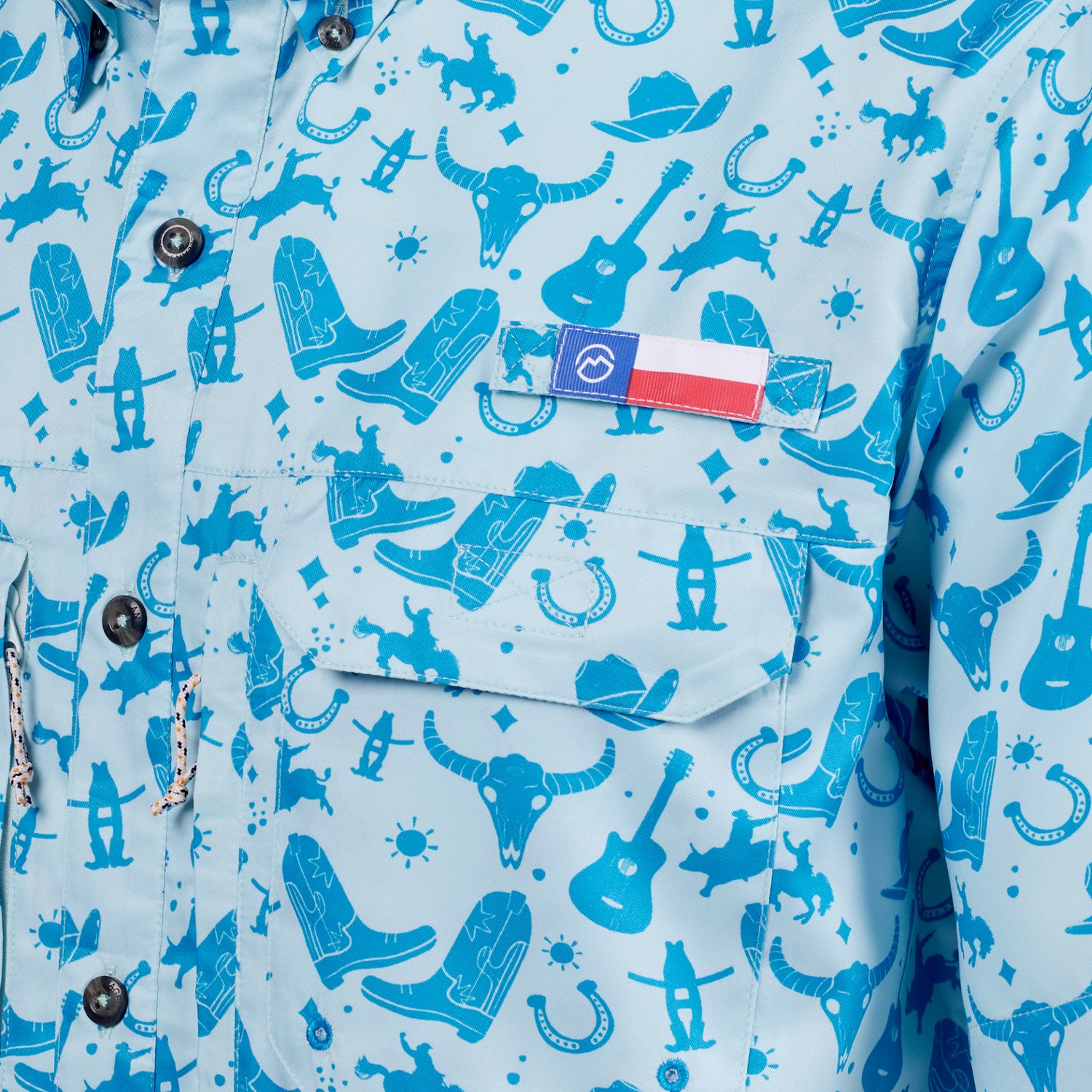 Magellan Men's Howdy Houston Livestock Show and Rodeo Print Short Sleeve Shirt - view number 3