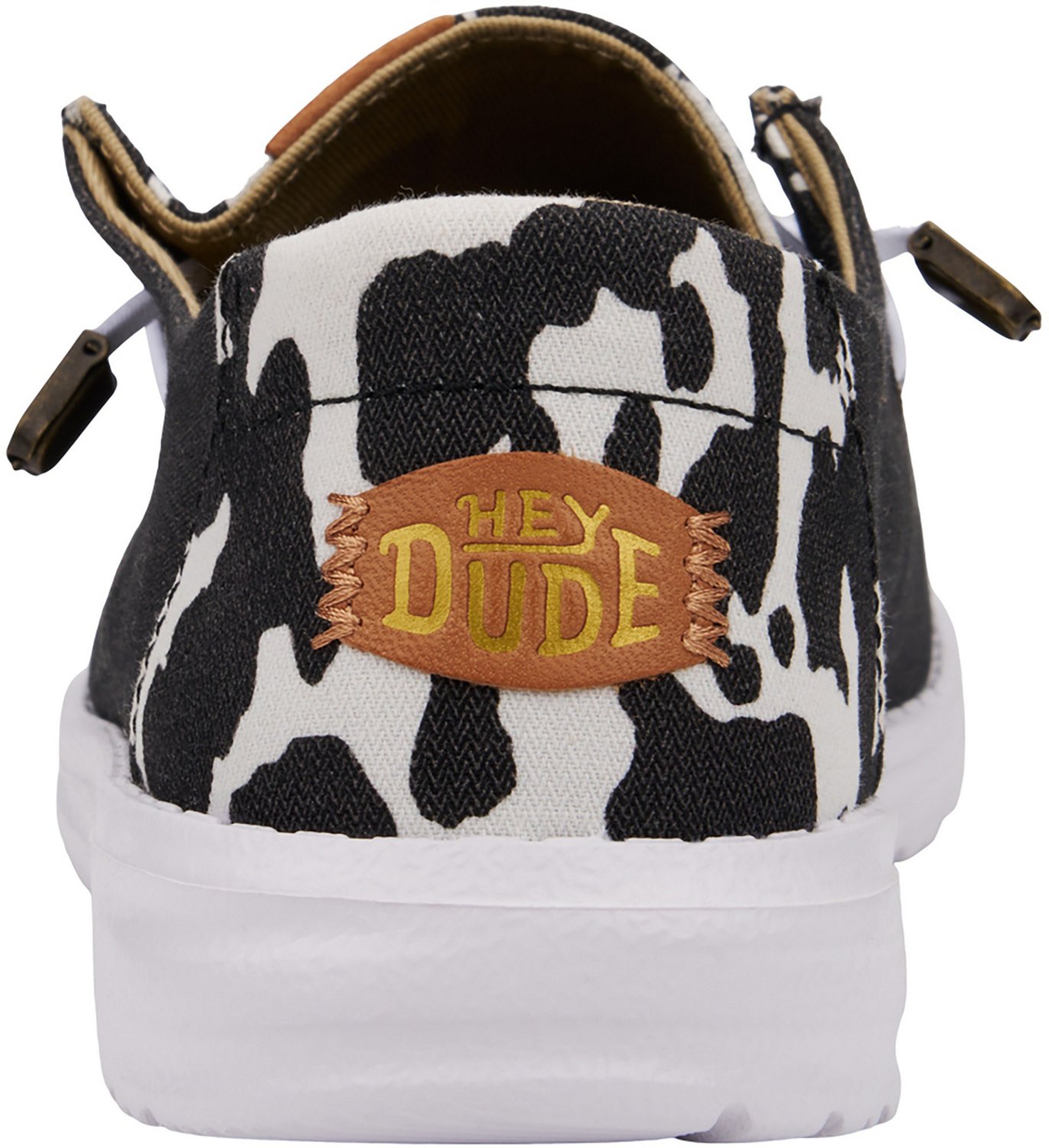 HEYDUDE Women's Wendy Cow Print Shoes - view number 5
