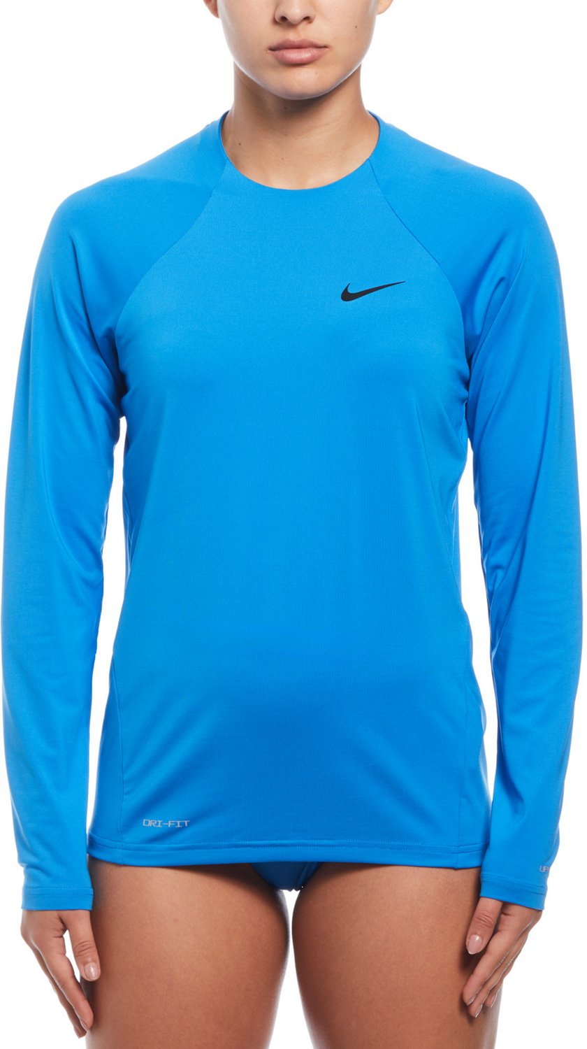 Nike Essential Dri-FIT Women's Long-Sleeve Hydroguard Swim Top (Plus Size).