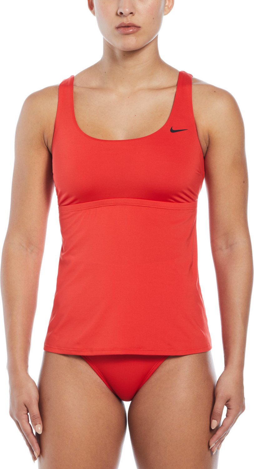 Nike Women's Plus Size Essential Scoop Neck Tankini Top