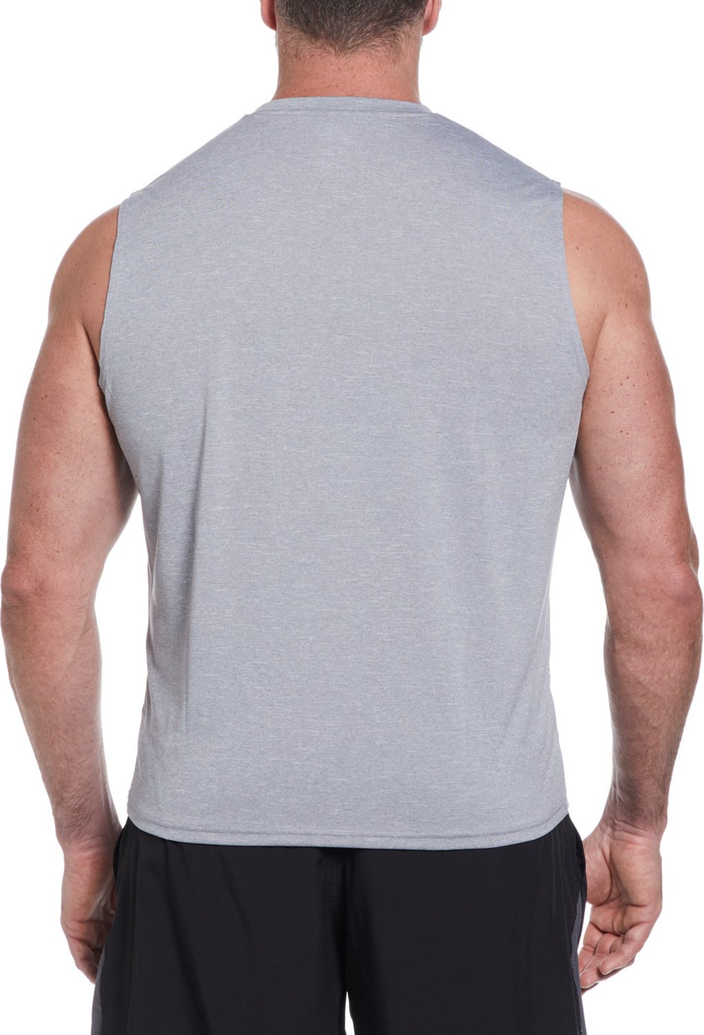 Nike Men's Heather Sleeveless Hydroguard Swim Top                                                                                - view number 2