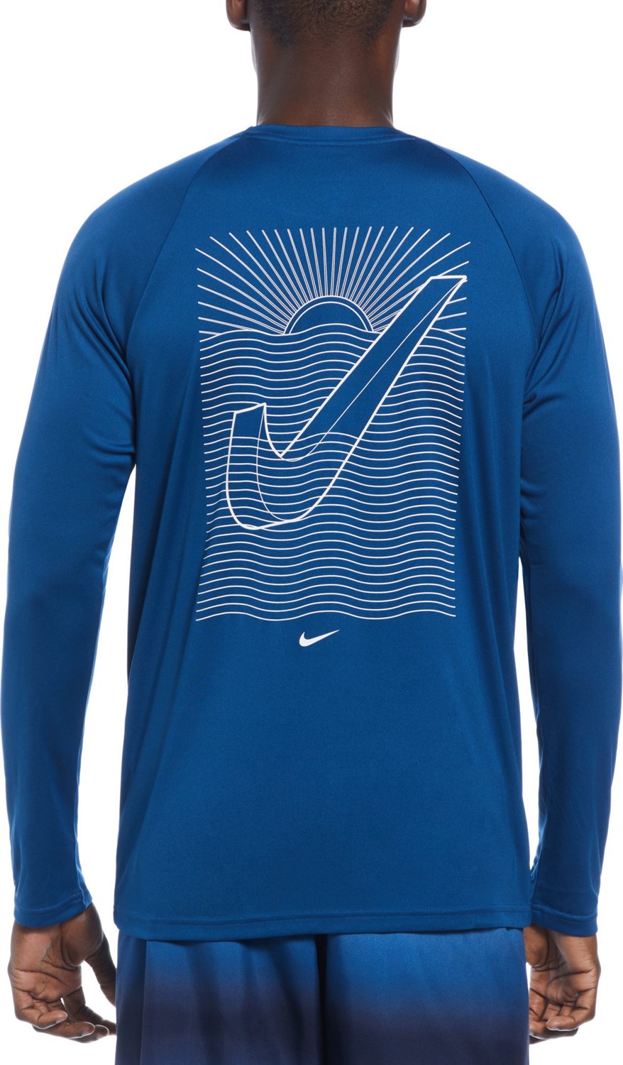 Nike Men's Swim Swoosh At Sea Long Sleeve Hydroguard
