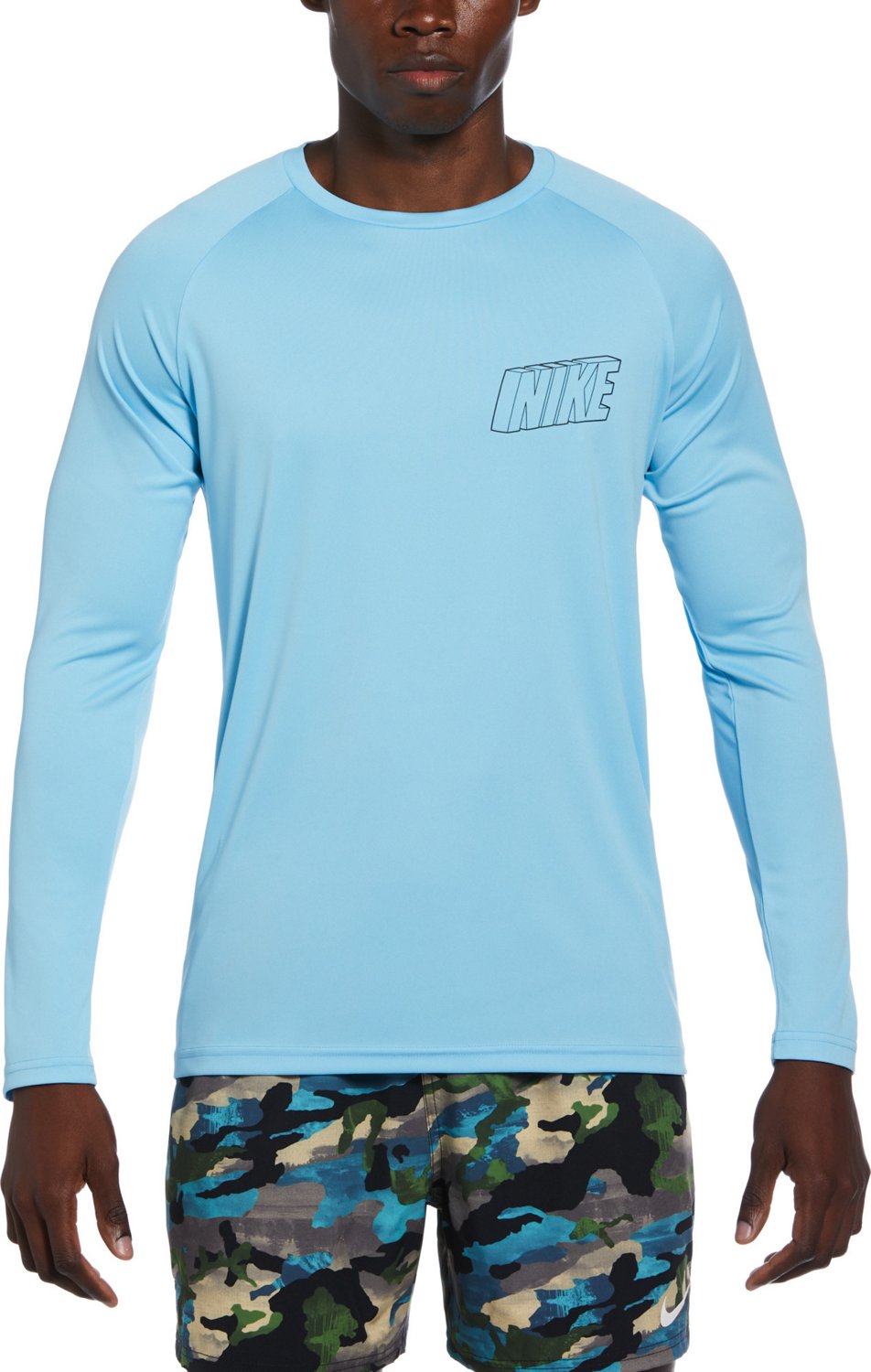 Nike Men s Swim Swoosh At Sea Long Sleeve Hydroguard Academy