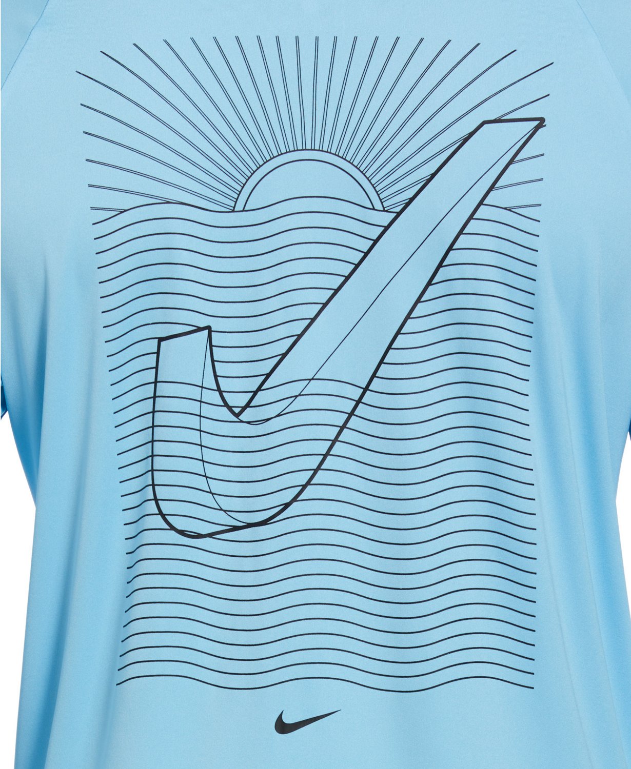 Nike Men's Swim Swoosh At Sea Long Sleeve Hydroguard - view number 7