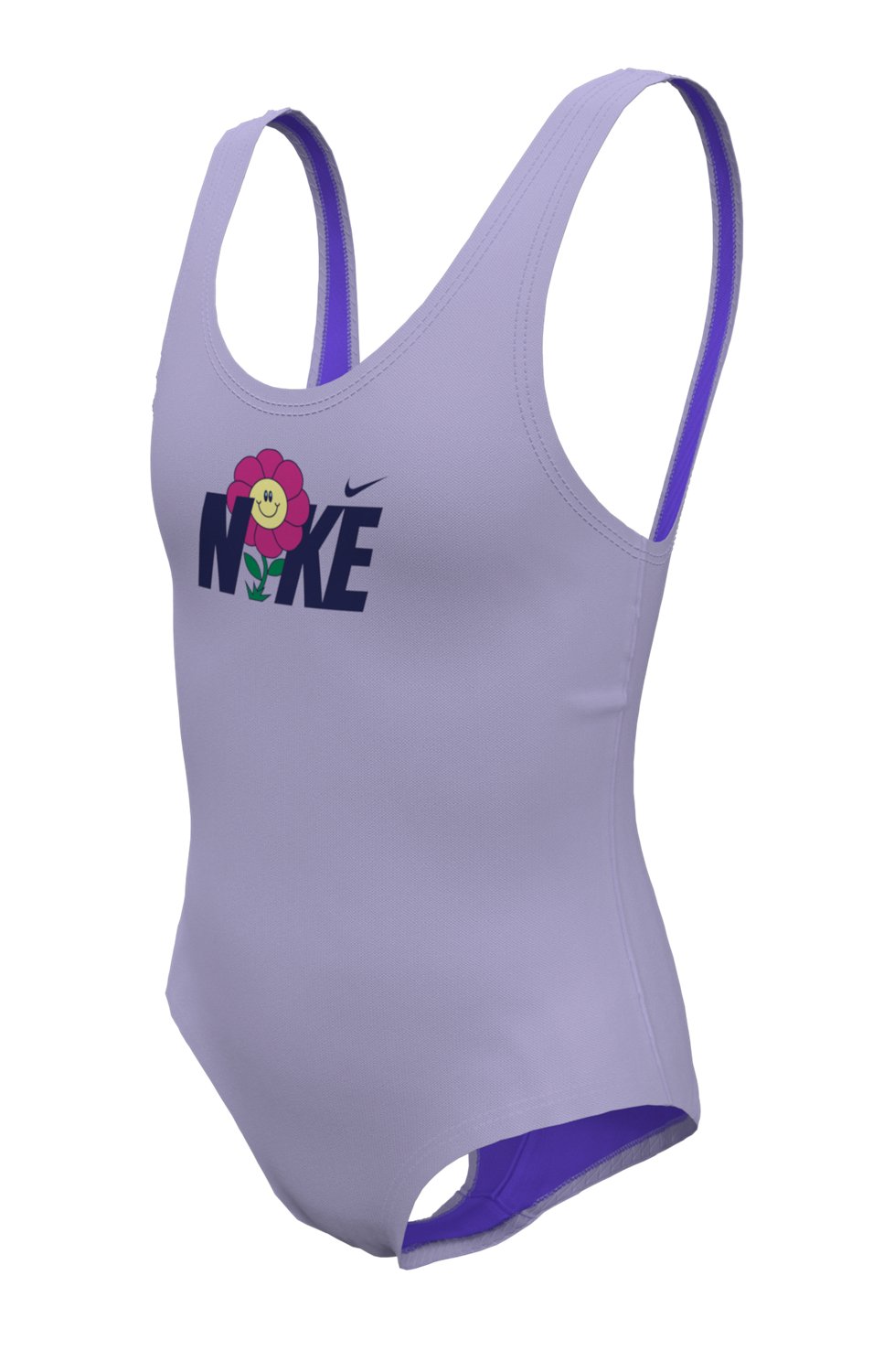 Nike Girls' Multi-Logo U-Back 1-Piece Swimsuit - view number 3