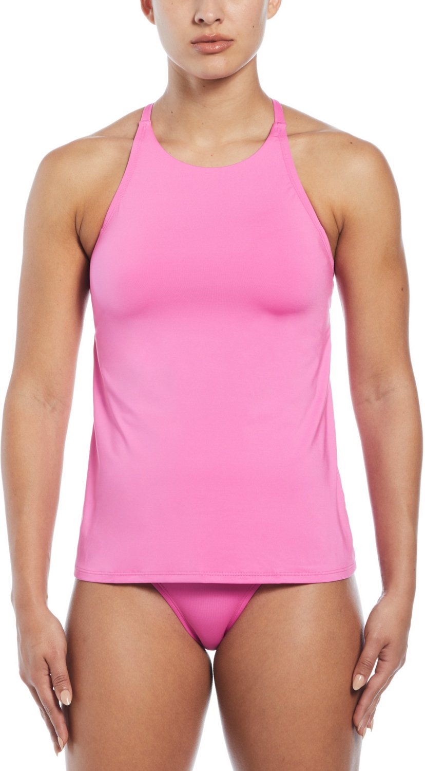 Nike high 2024 neck tankini