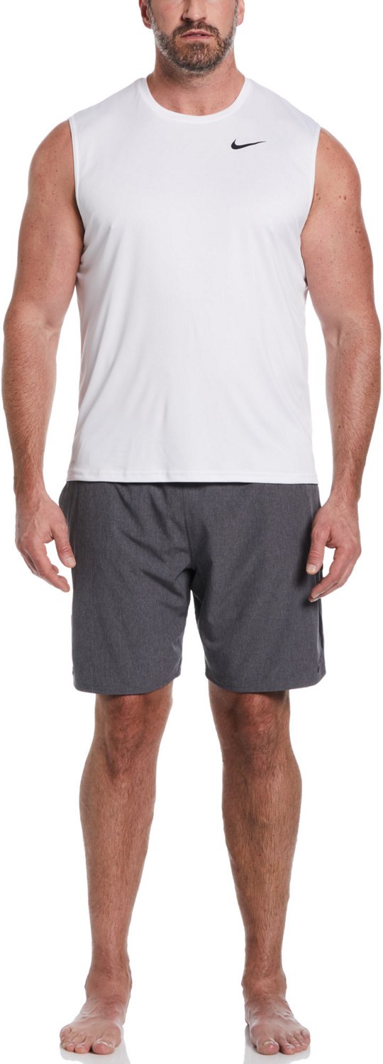 Nike Men's Swim Essential Sleeveless Hydroguard Swim Top - view number 4