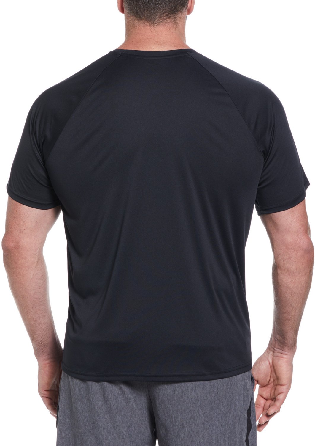Nike Men's Big and Tall Swim Essential Short Sleeve Hydroguard Swim Top - view number 2
