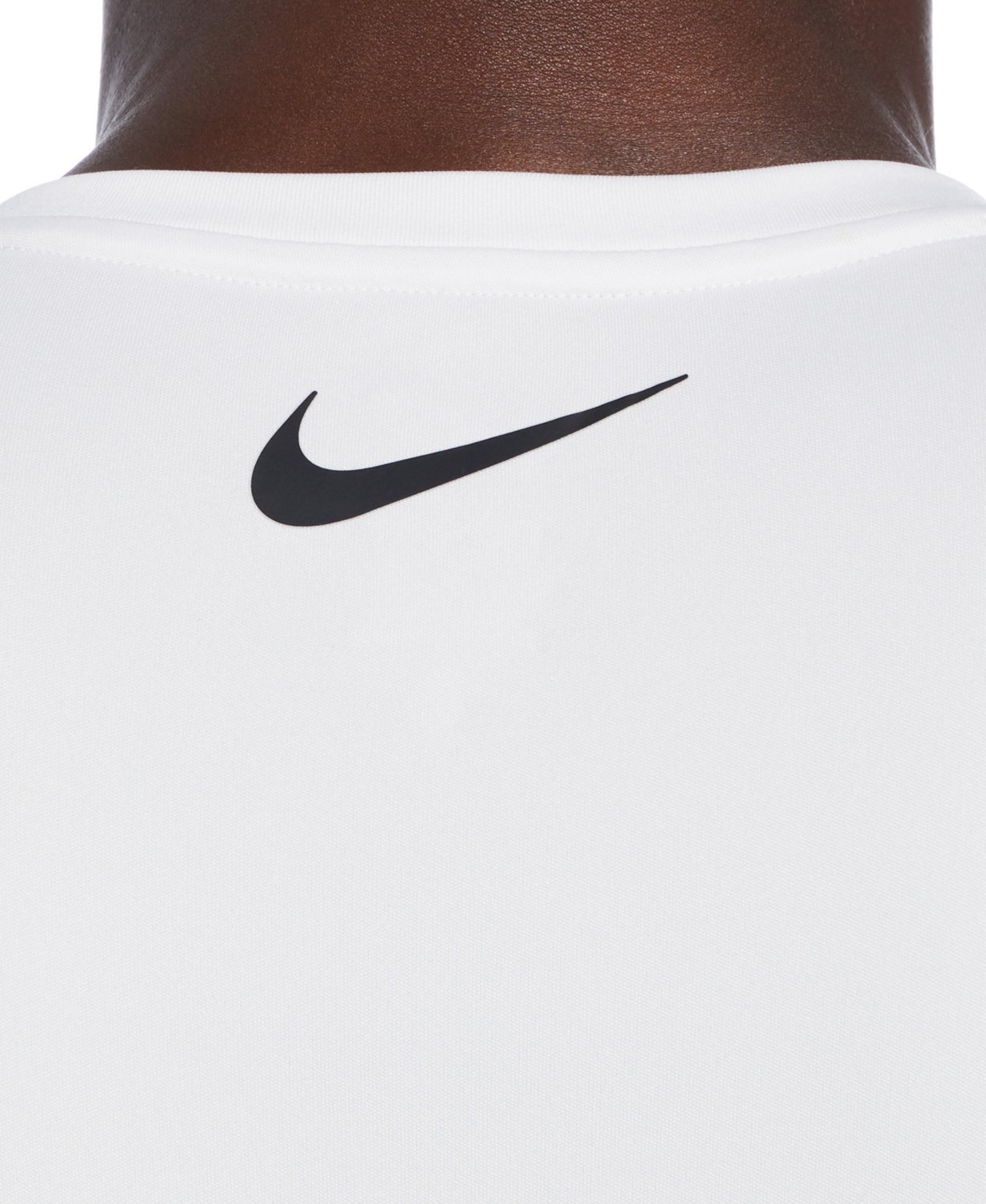 Nike Men's Swim Stacked Swoosh Short Sleeve Hydroguard Swim Top - view number 7