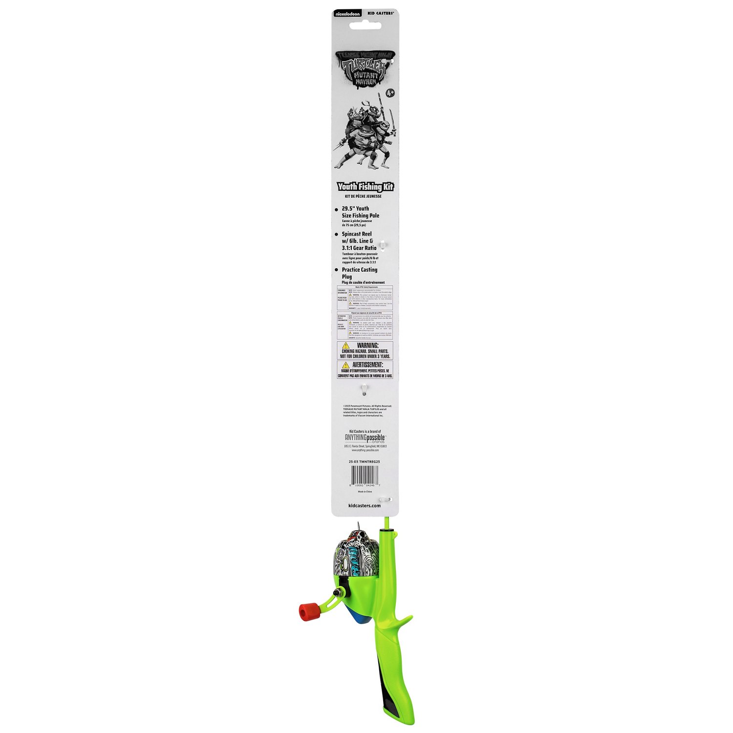 Kid Casters Youth Teenage Mutant Ninja Turtles Spincast Rod and Reel Combo - view number 2