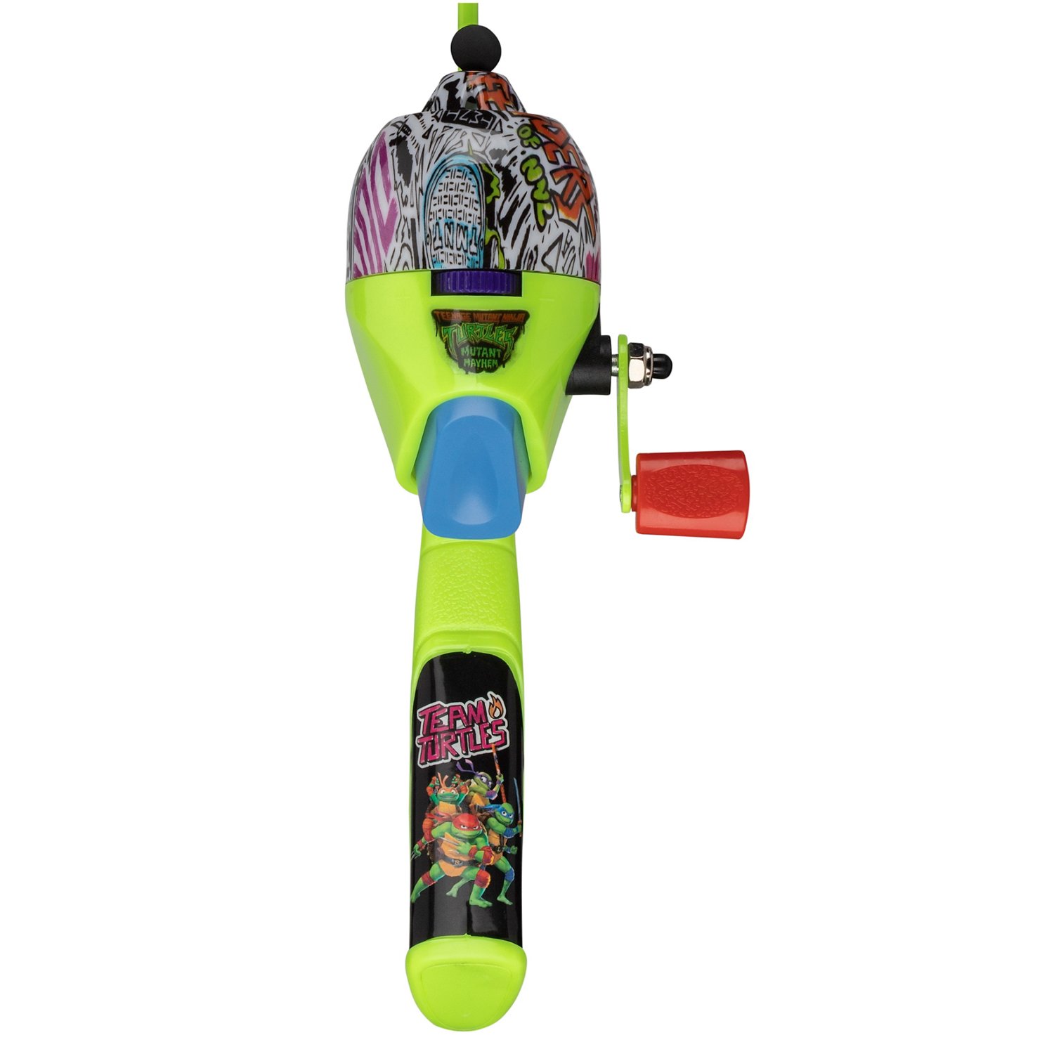 Kid Casters Youth Teenage Mutant Ninja Turtles Spincast Rod and Reel Combo                                                       - view number 4