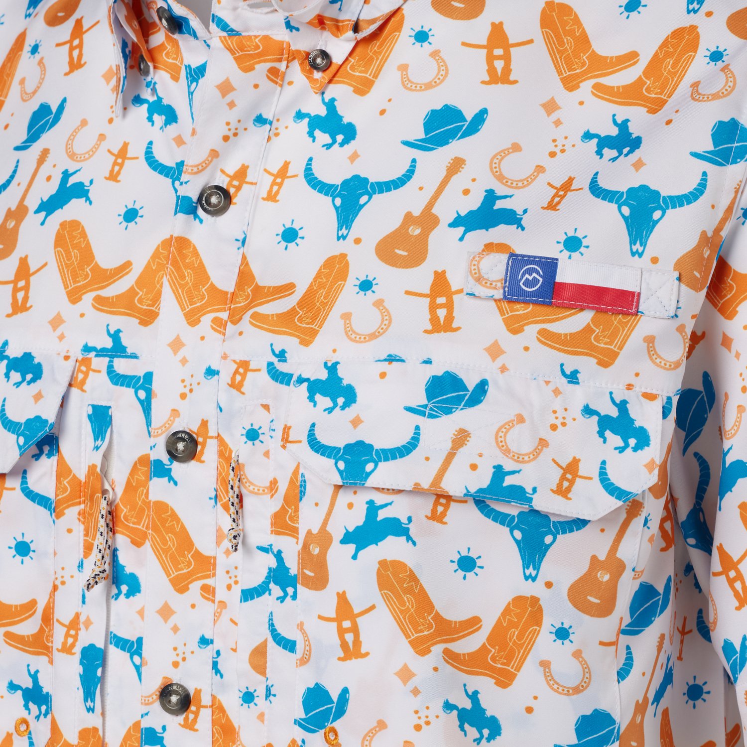 Magellan Men's Howdy Houston Livestock Show and Rodeo Print Short Sleeve Shirt - view number 3