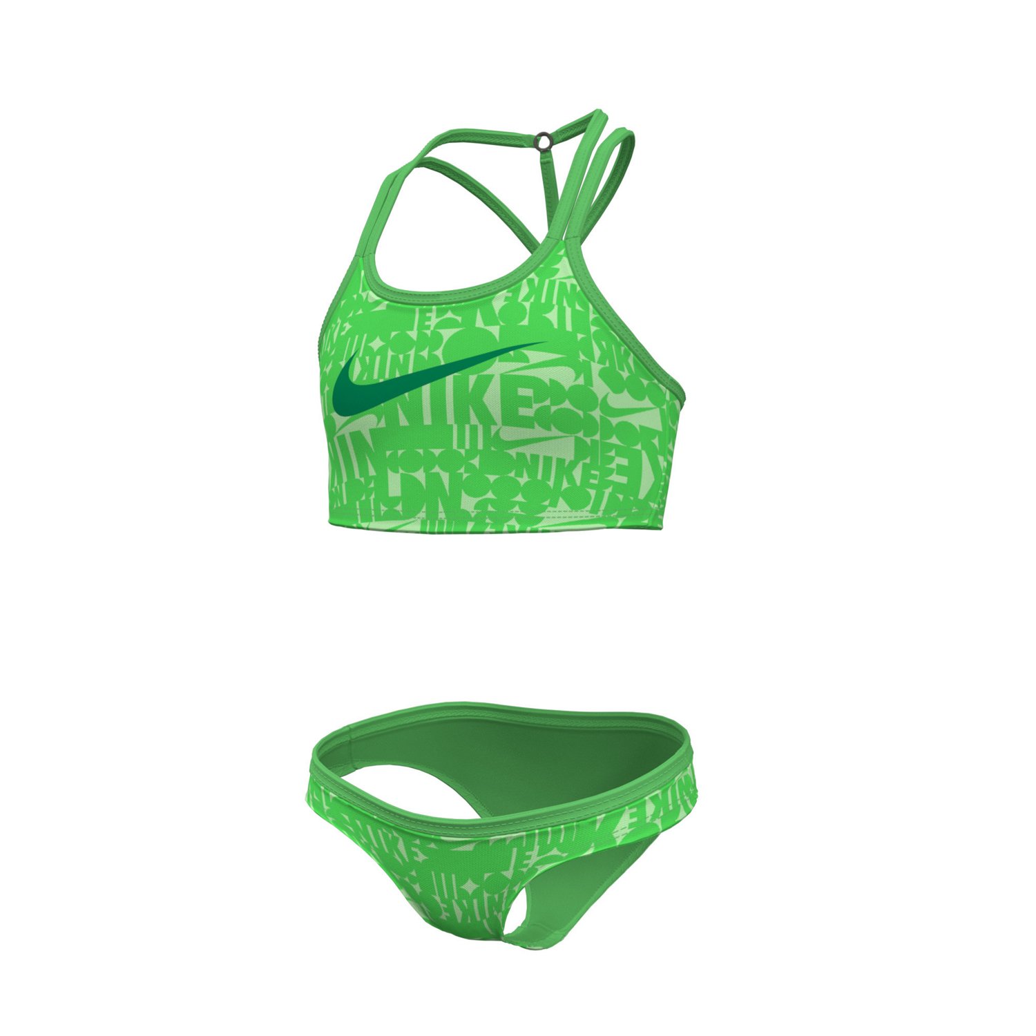 Nike Girls' Retro Flow T-Crossback Midkini Set  - view number 3