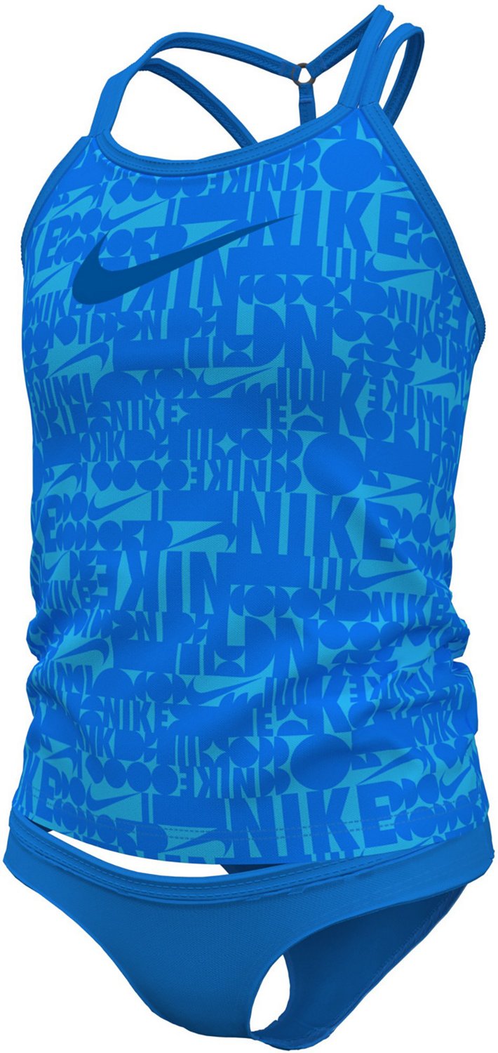 Nike Girls' Essential T-Crossback Tankini Set  - view number 3
