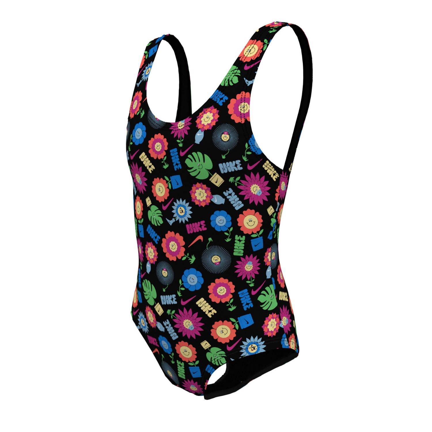 Nike Girls' Garden Party U-back 1-Piece Swimsuit | Academy