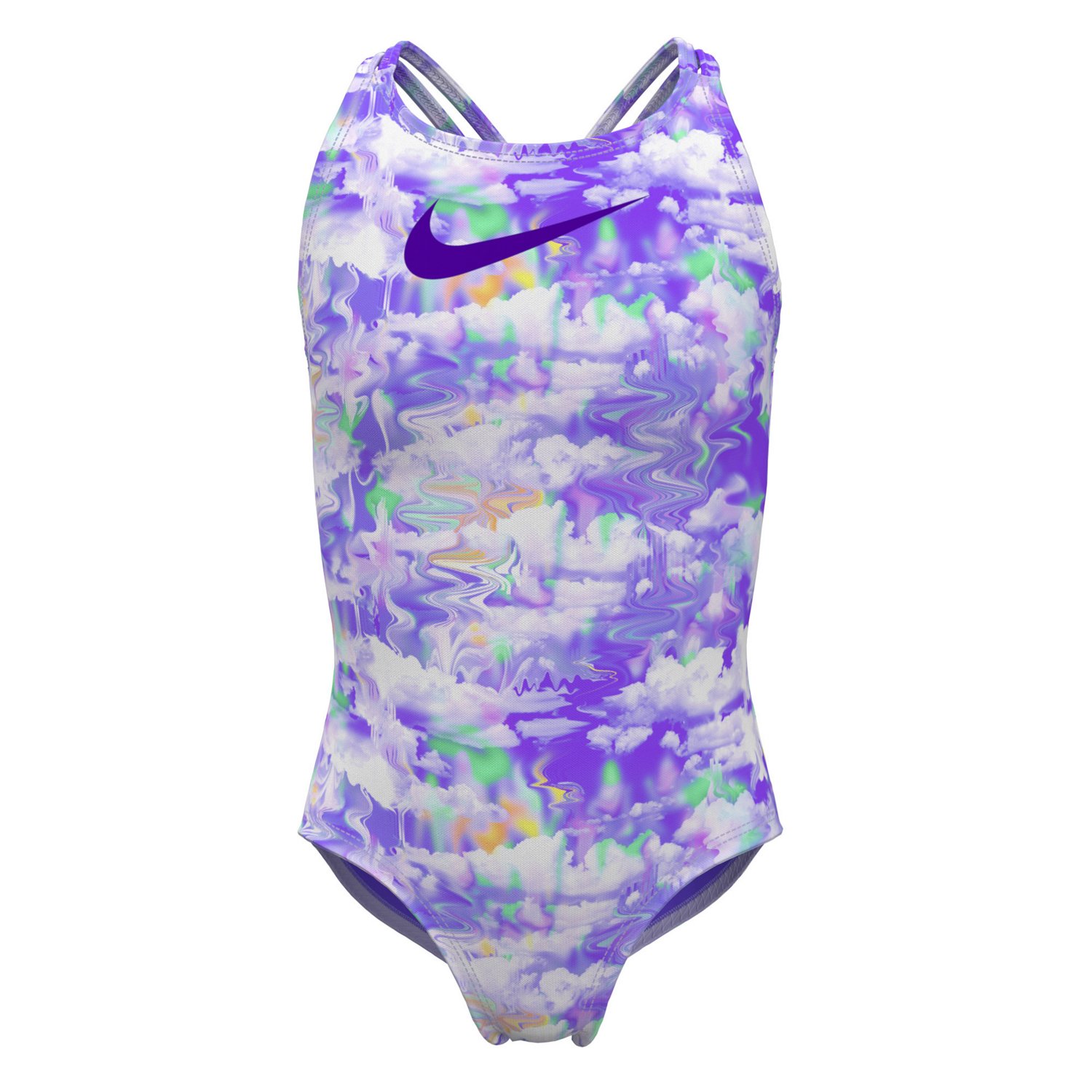 Nike women's cloud spider cheap back tank one piece swimsuit