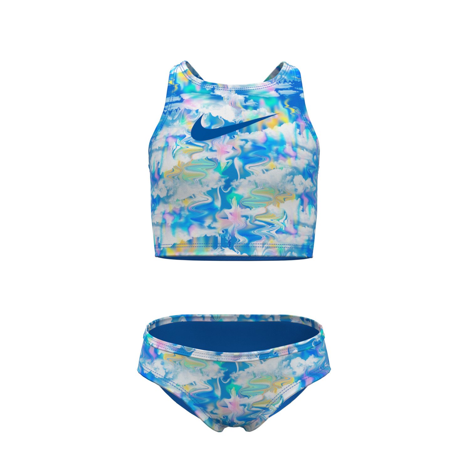 Nike Girls' Logo Tape Racerback Bikini and Short Set