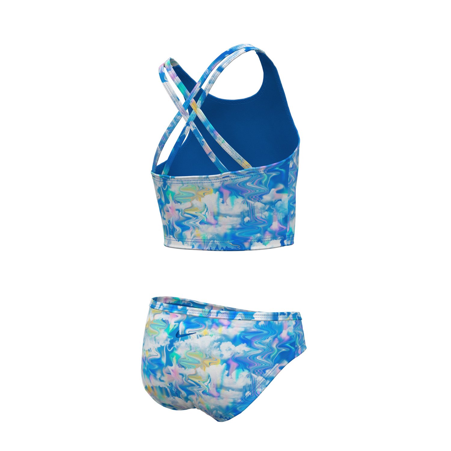 Nike Girls' Dream Clouds Spiderback Midkini Set - view number 2