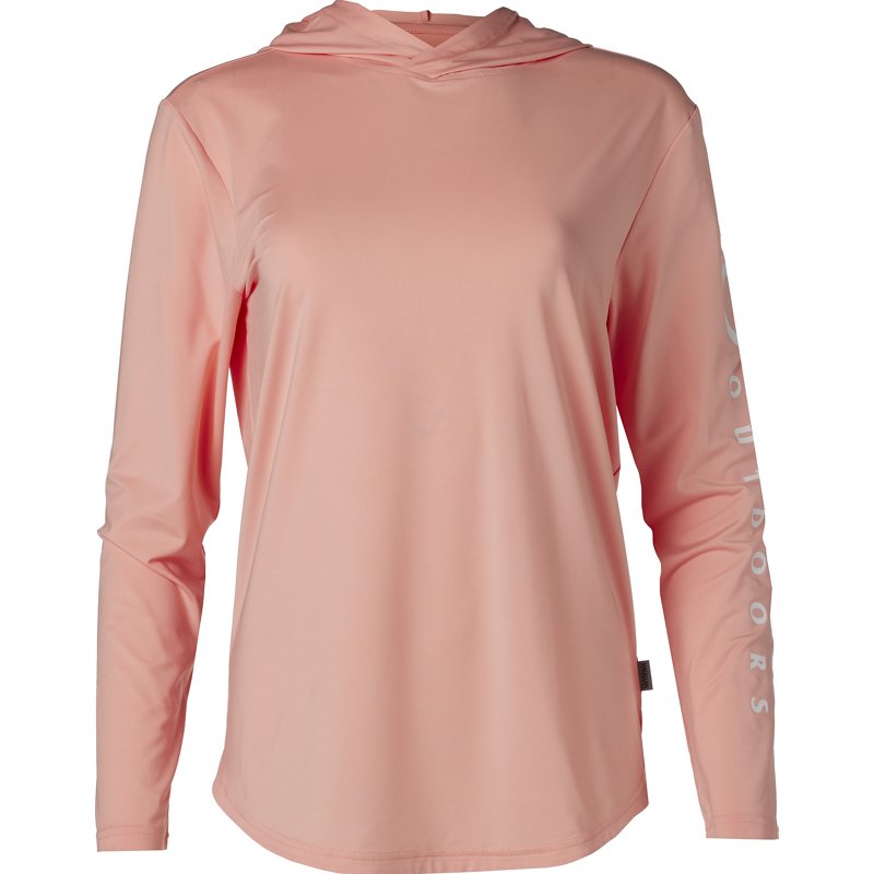 Magellan Outdoors Women's Caddo Lake Fishing Hoodie Peach Melba, Large - Women's Fishing Tops at Academy Sports