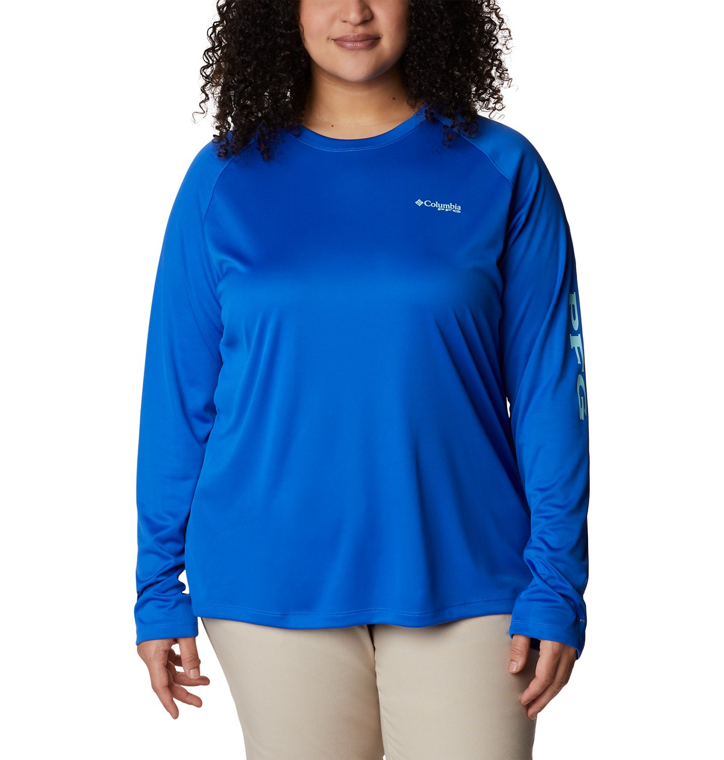 Columbia Sportswear Women's PFG Tidal Tee II Plus Size Long Sleeve T-shirt