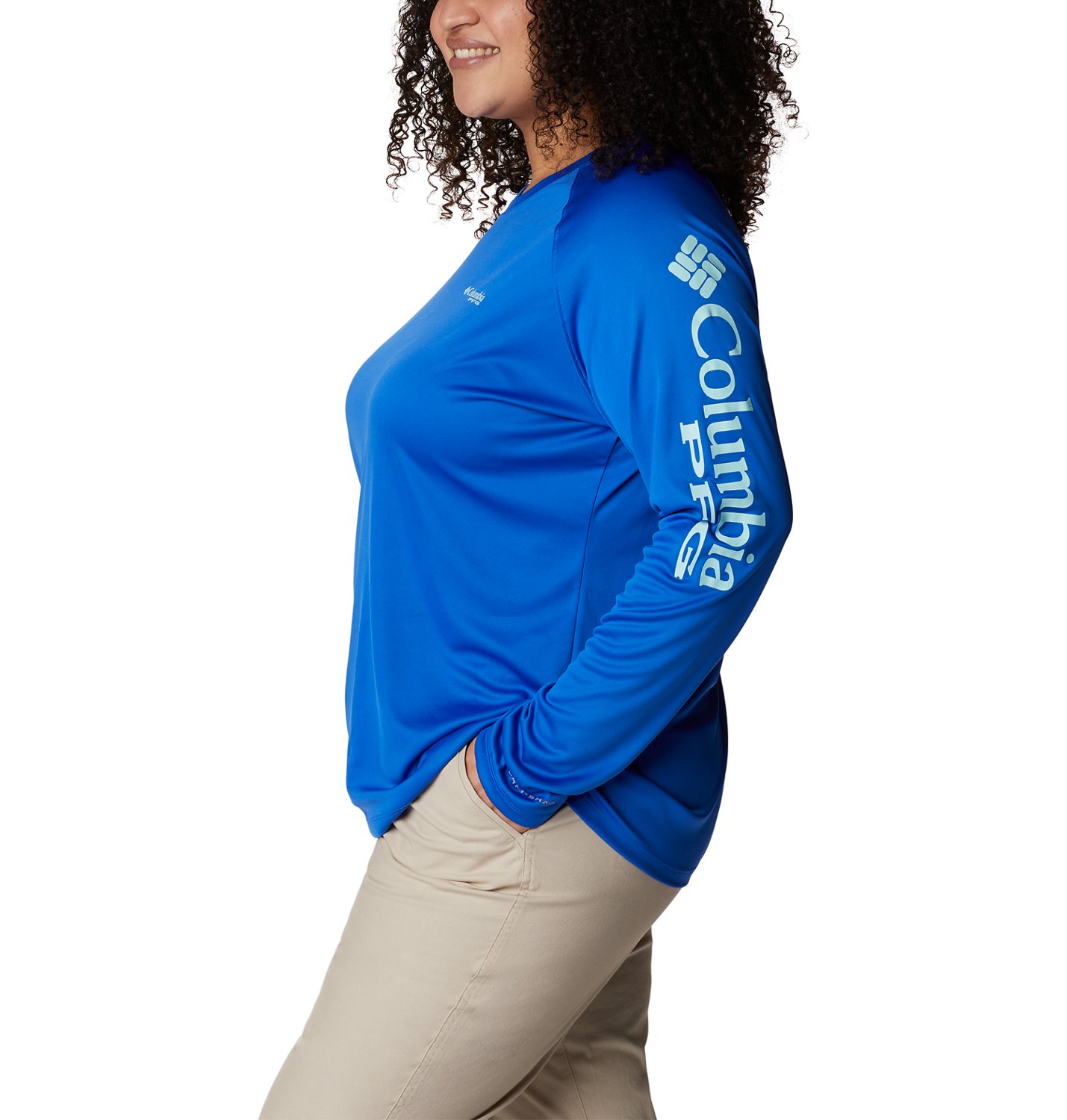 Columbia Sportswear Women's PFG Tidal Tee II Plus Size Long Sleeve T-shirt - view number 3