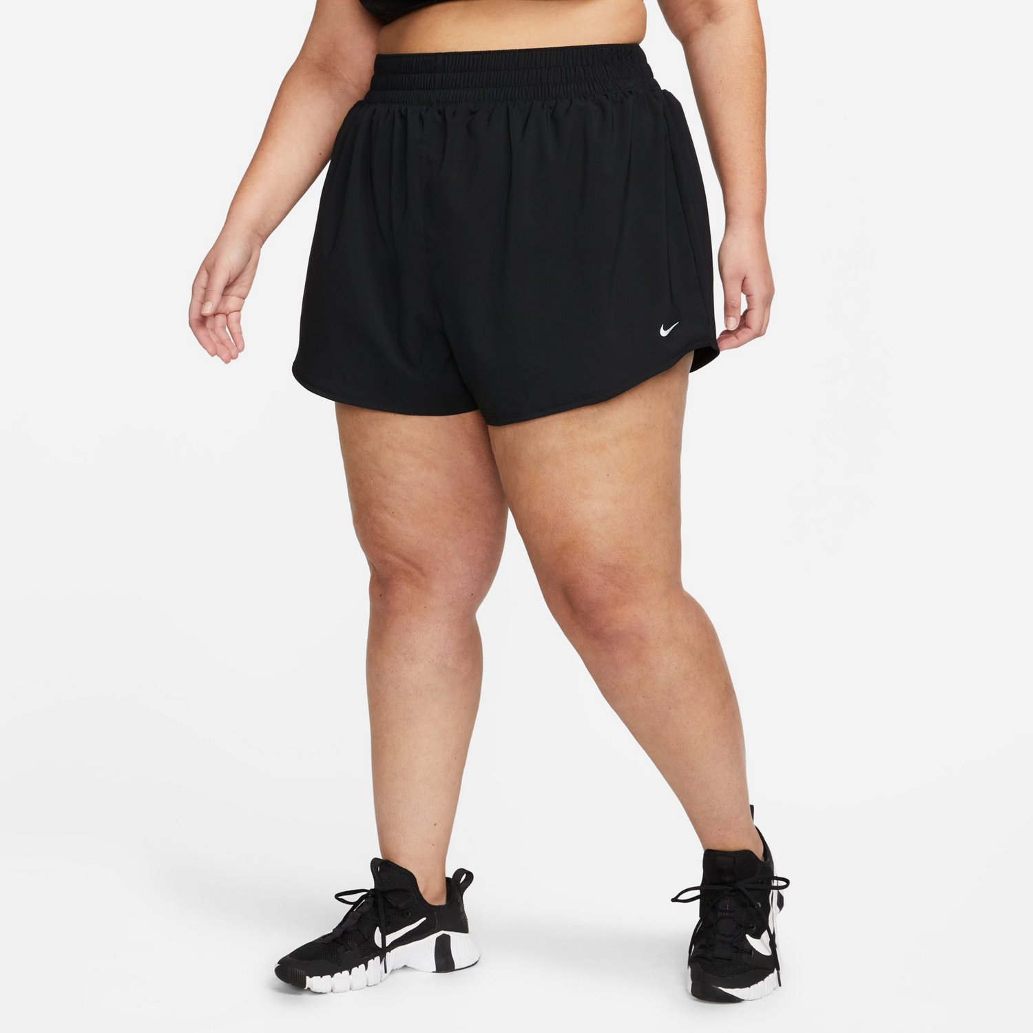 Nike Women's One Dri-FIT High-Rise 3 in Plus Size Shorts
