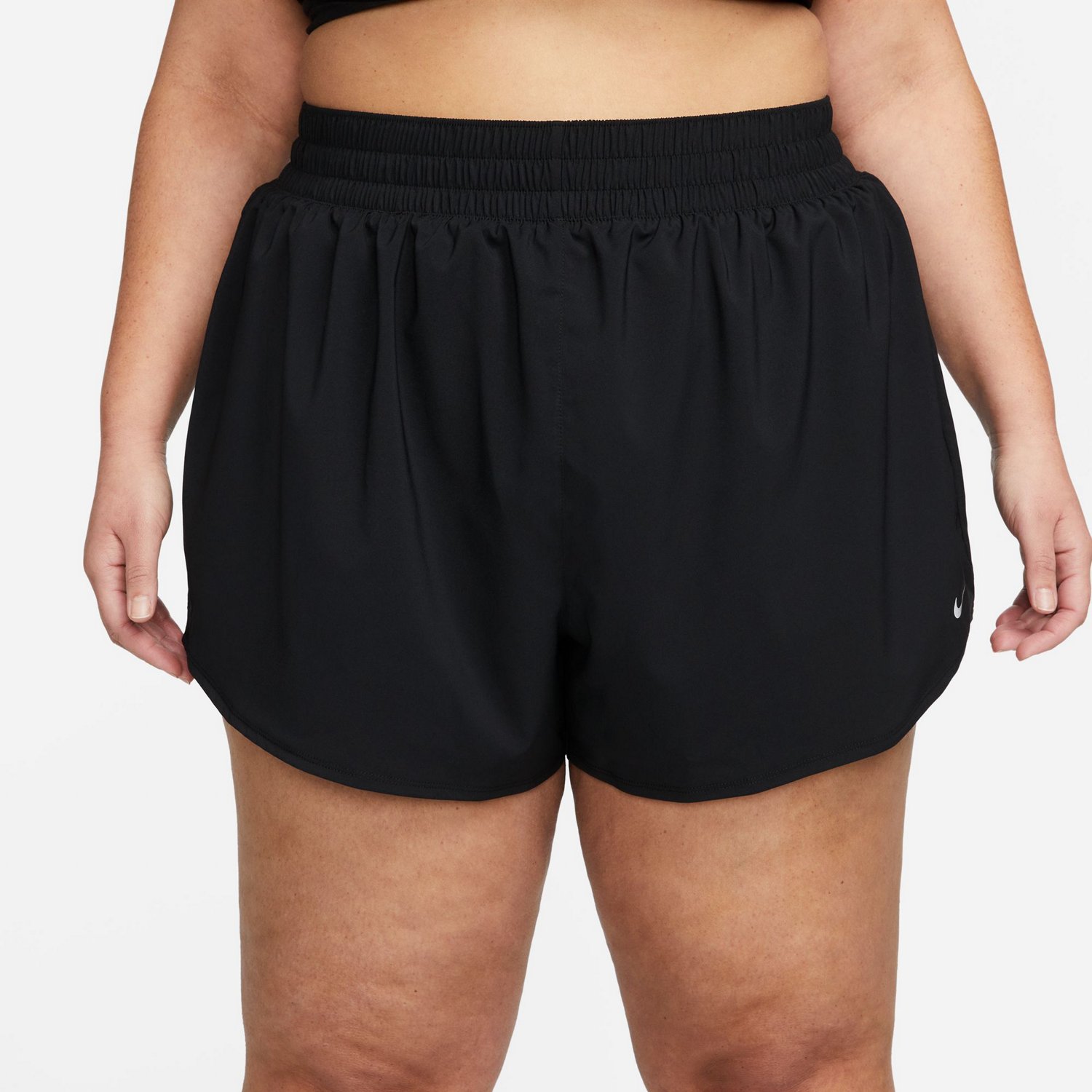 Nike Women's One Dri-FIT High-Rise 3 in Plus Size Shorts - view number 2