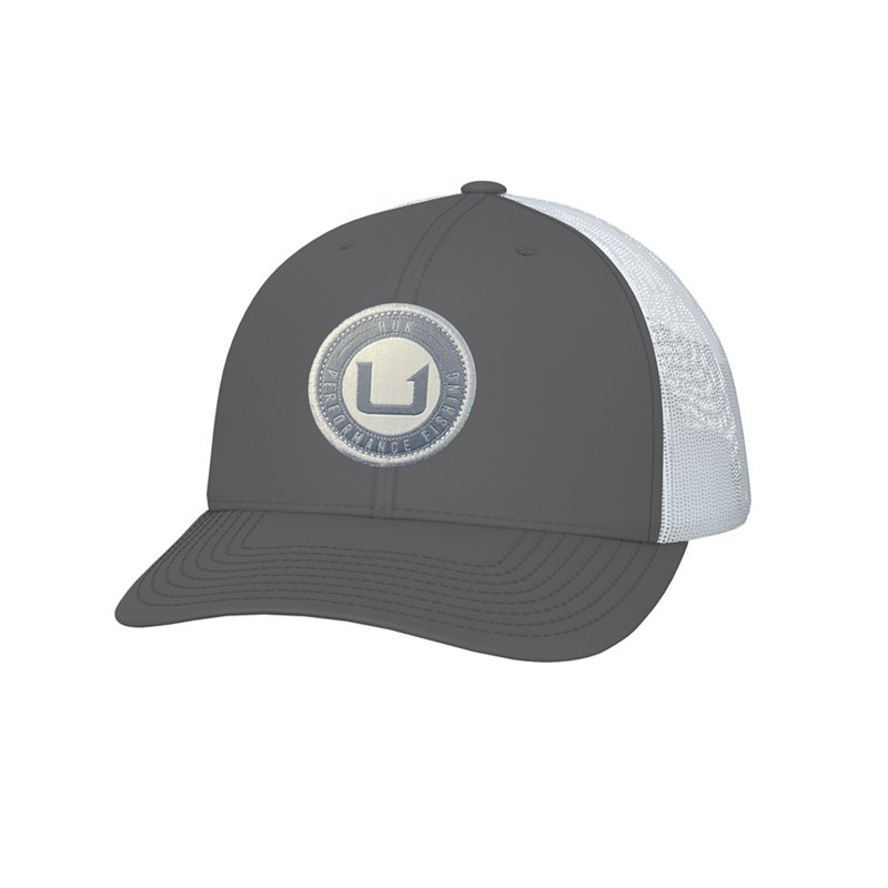 Huk Men's Circle Change Trucker Hat Volcanic Ash - Men's Hunting/Fishing Headwear at Academy Sports