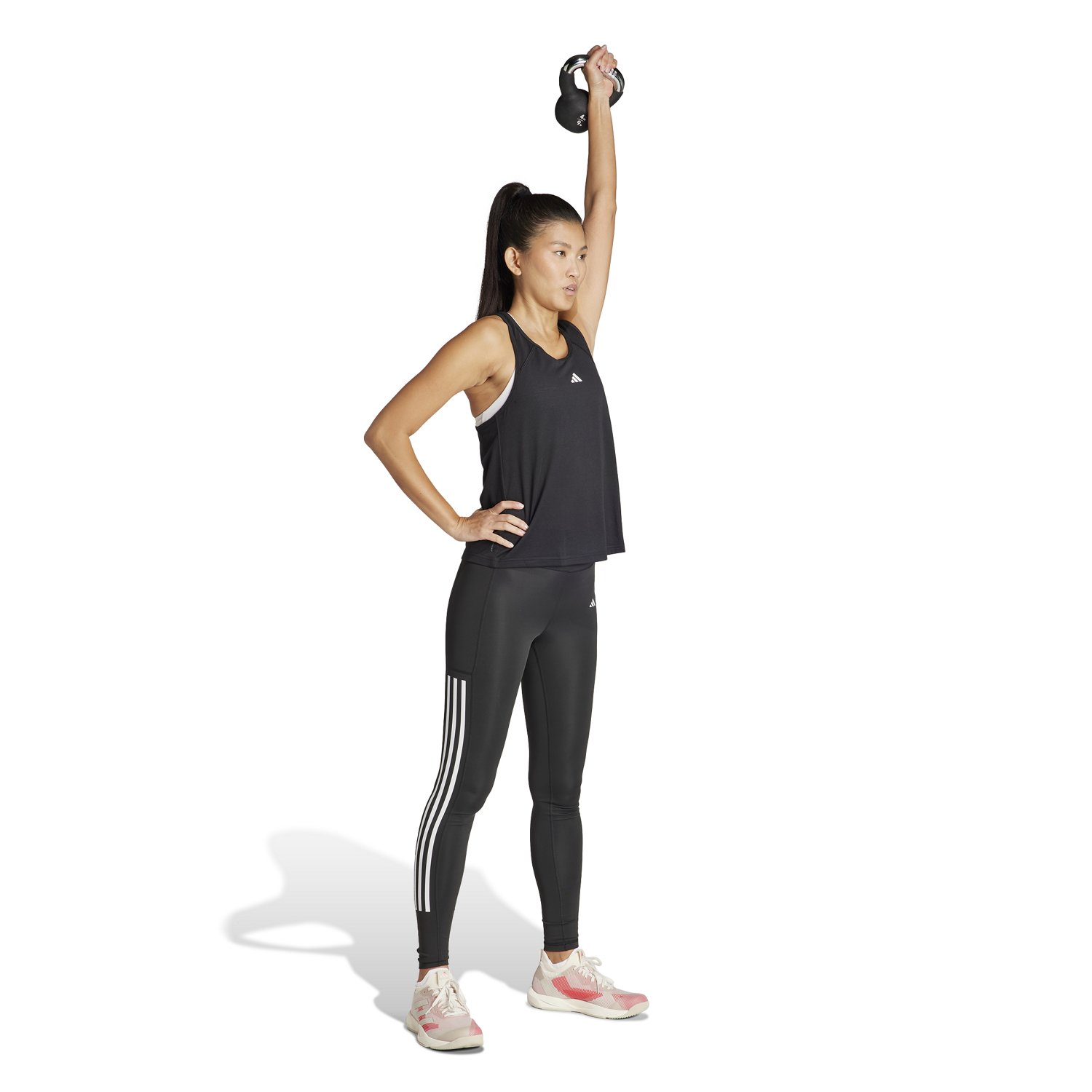 adidas Women's Train Essentials Racerback Tank Top - view number 5
