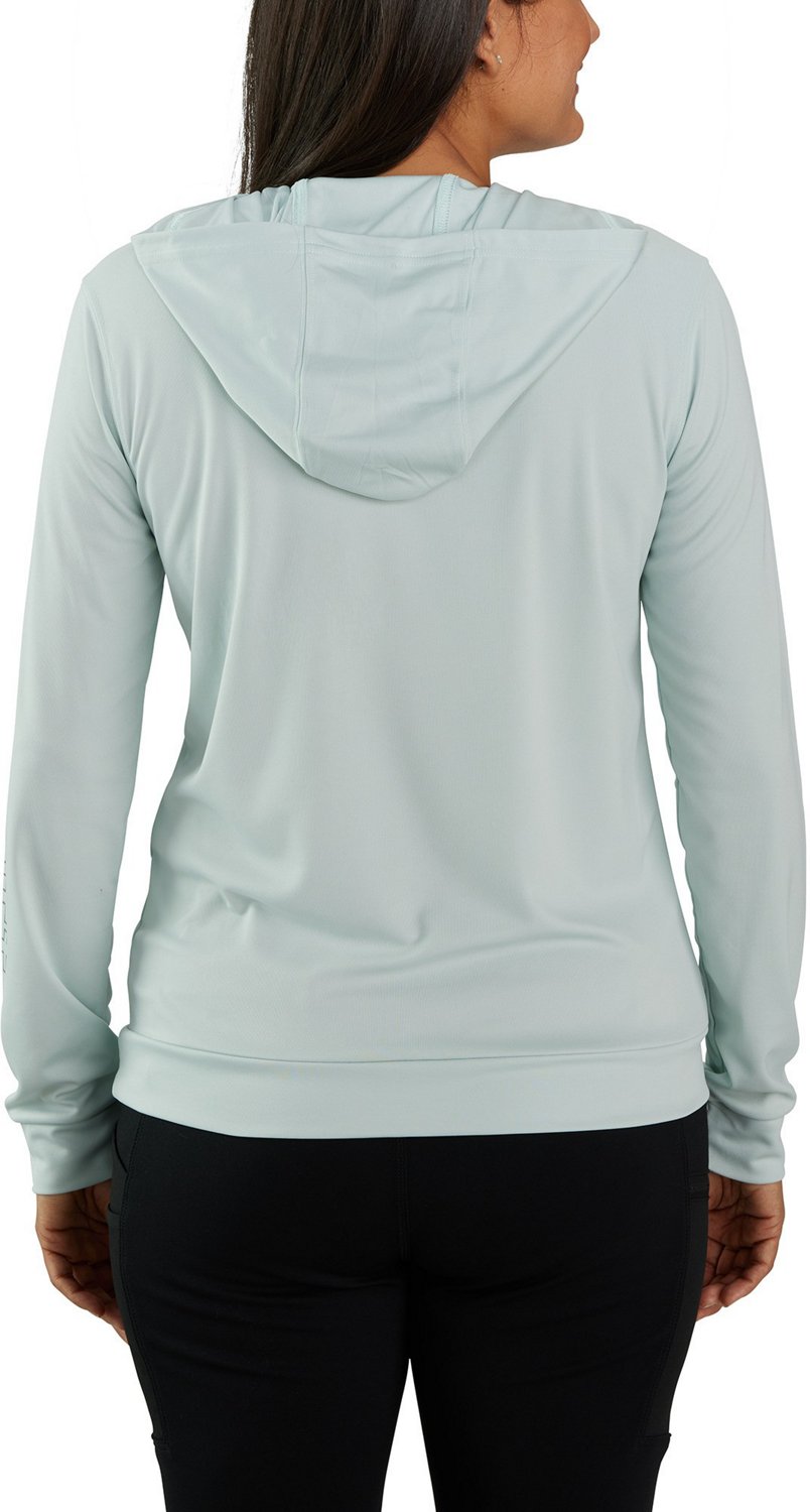 Carhartt Women's Force Sun Defender Lightweight Hooded Long Sleeve Graphic T-shirt - view number 2
