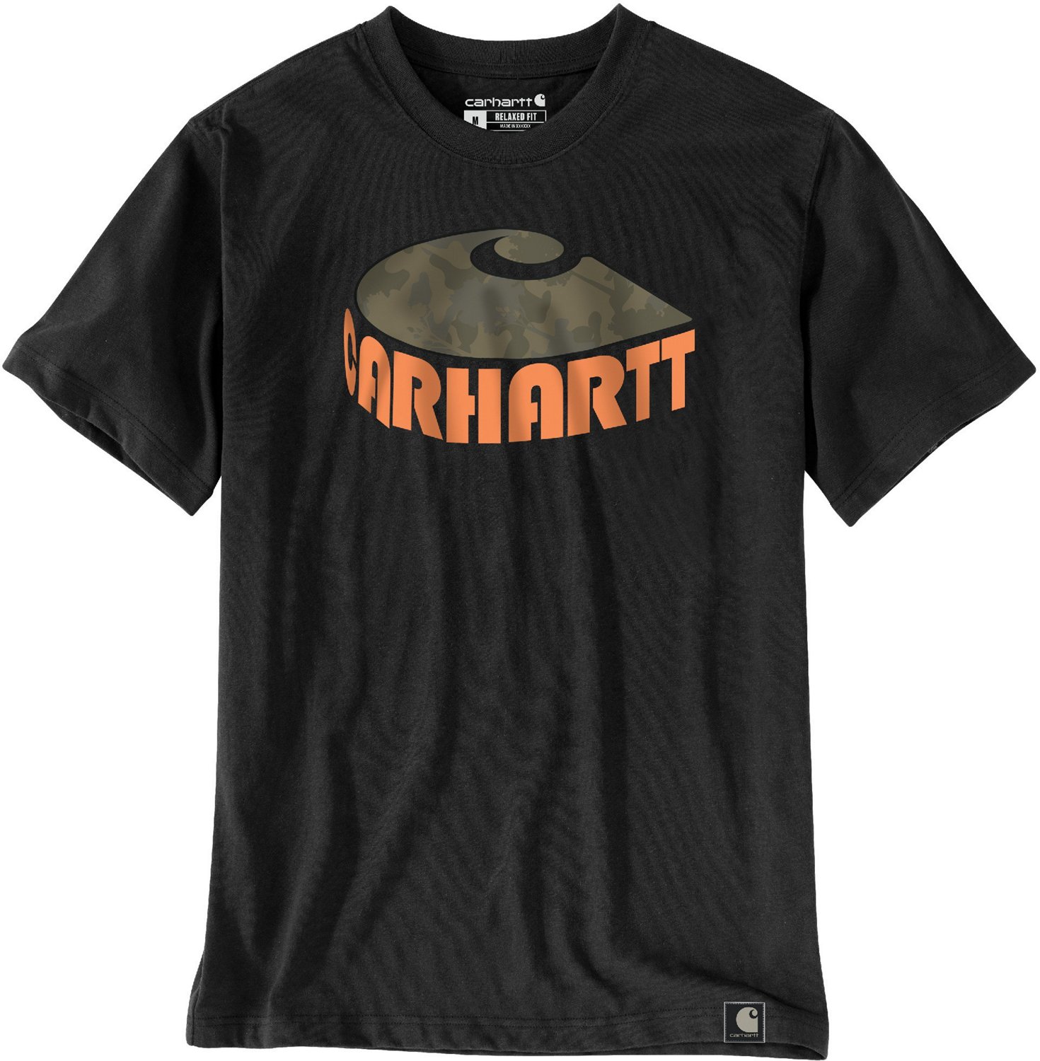 Carhartt Men's Relaxed Fit Heavyweight Short-Sleeve Camo Graphic T-Shirt