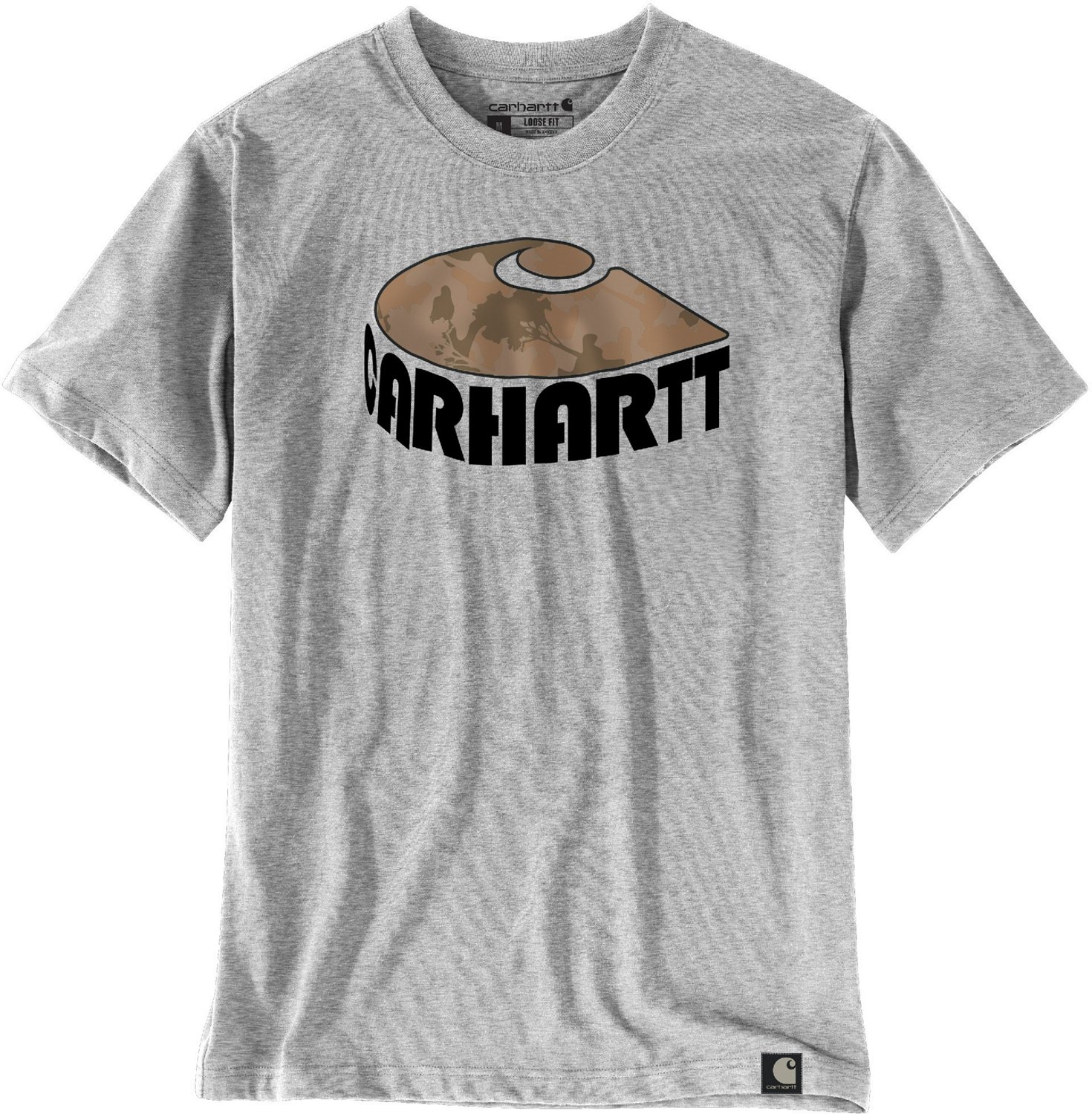 Carhartt Men's Relaxed Fit Heavyweight Short-Sleeve Camo Graphic T-Shirt