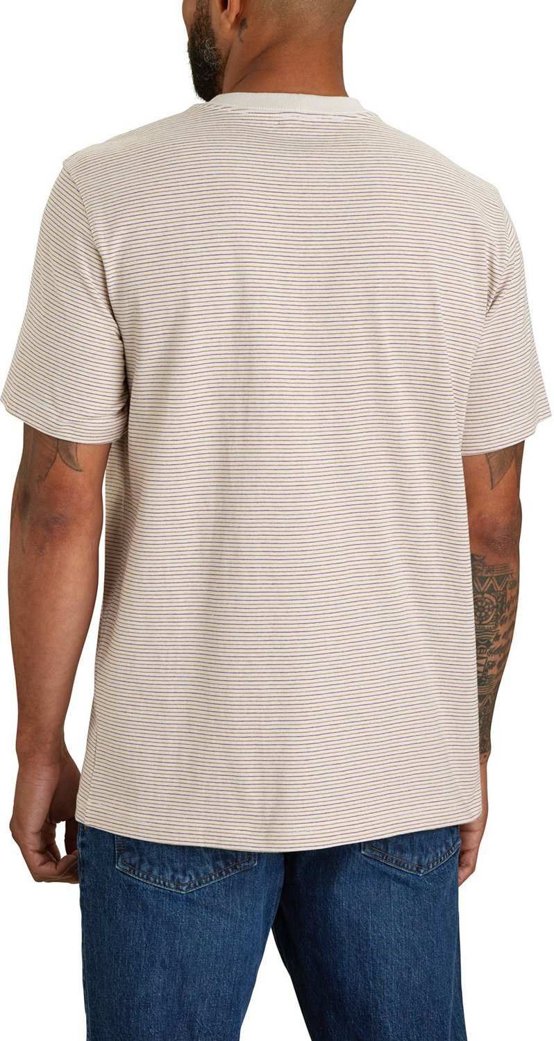 Carhartt Men's Heavyweight Pocket Stripe Relaxed Fit T-shirt                                                                     - view number 2