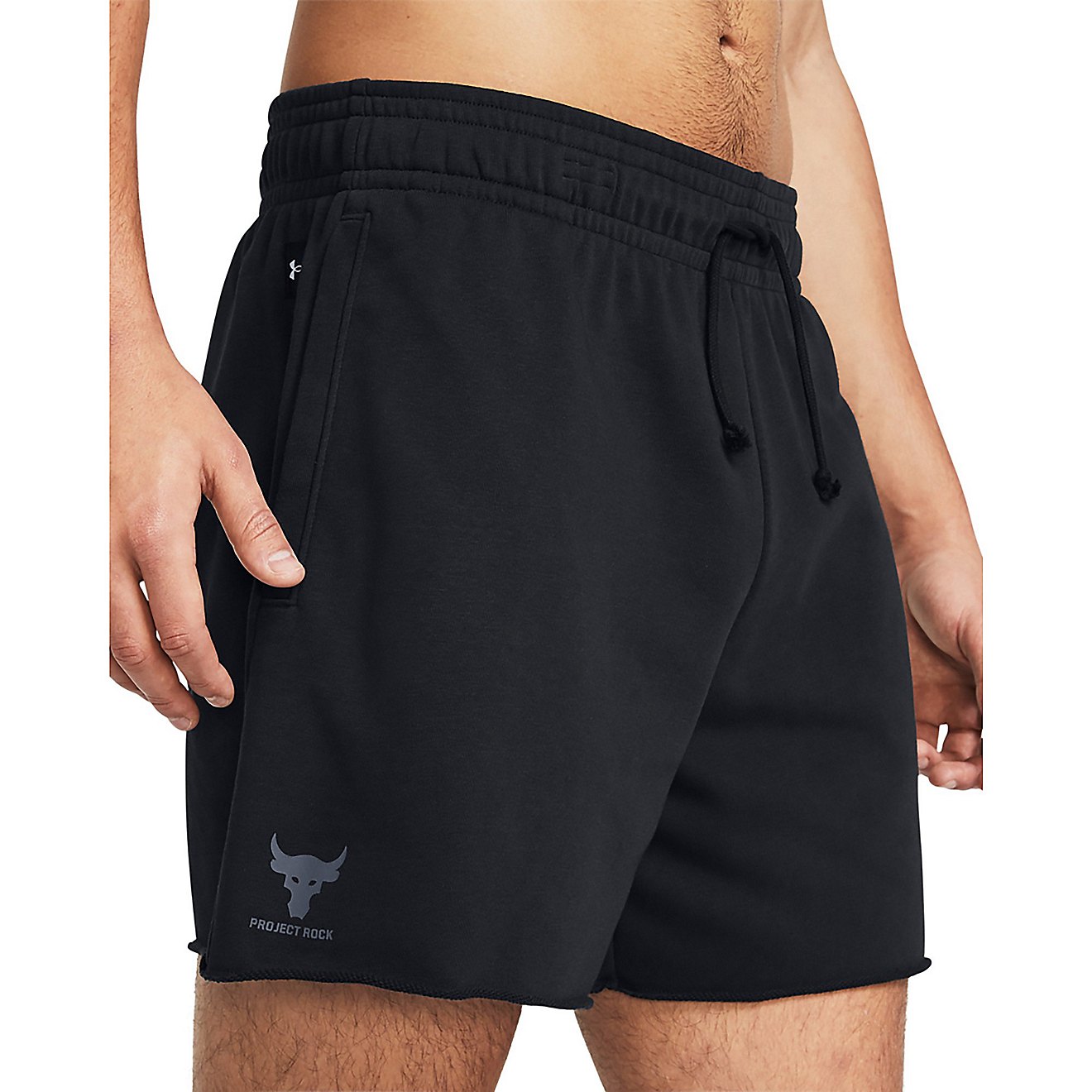 Under Armour Men's Project Rock Terry Shorts 5 in | Academy Under Armour Men's Project Rock Terry Shorts 5 in | Academy