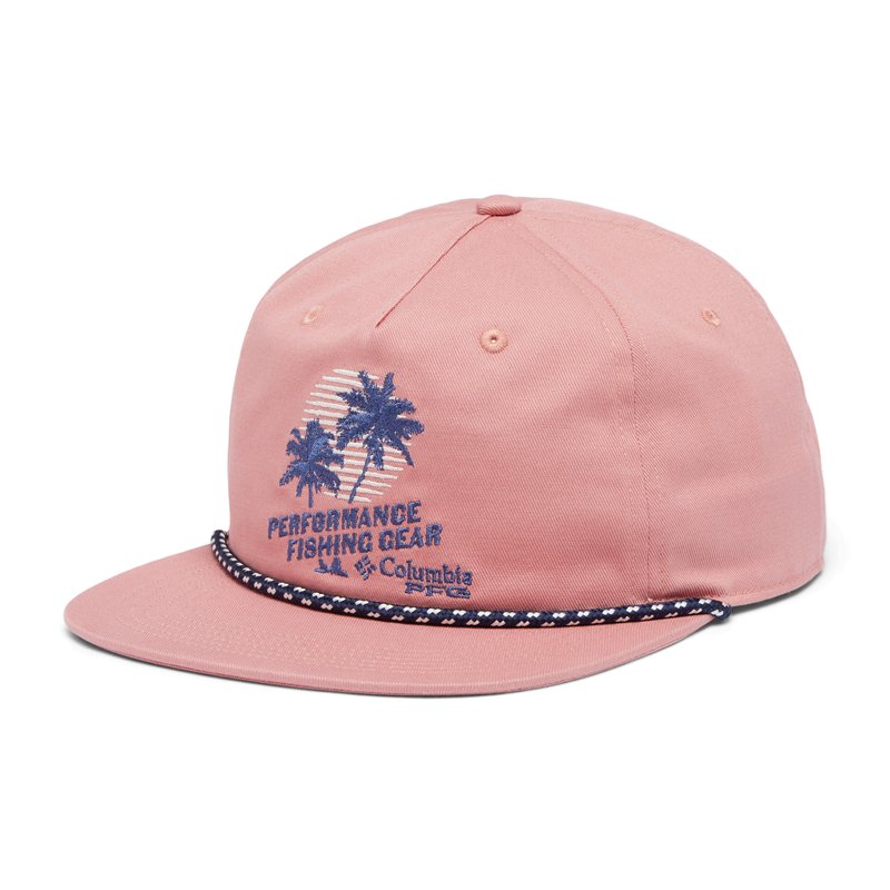 Columbia Sportswear PFG Back Tack Palms Snapback Cap Sandalwood Pink Palms - Men's Hunting/Fishing Headwear at Academy Sports