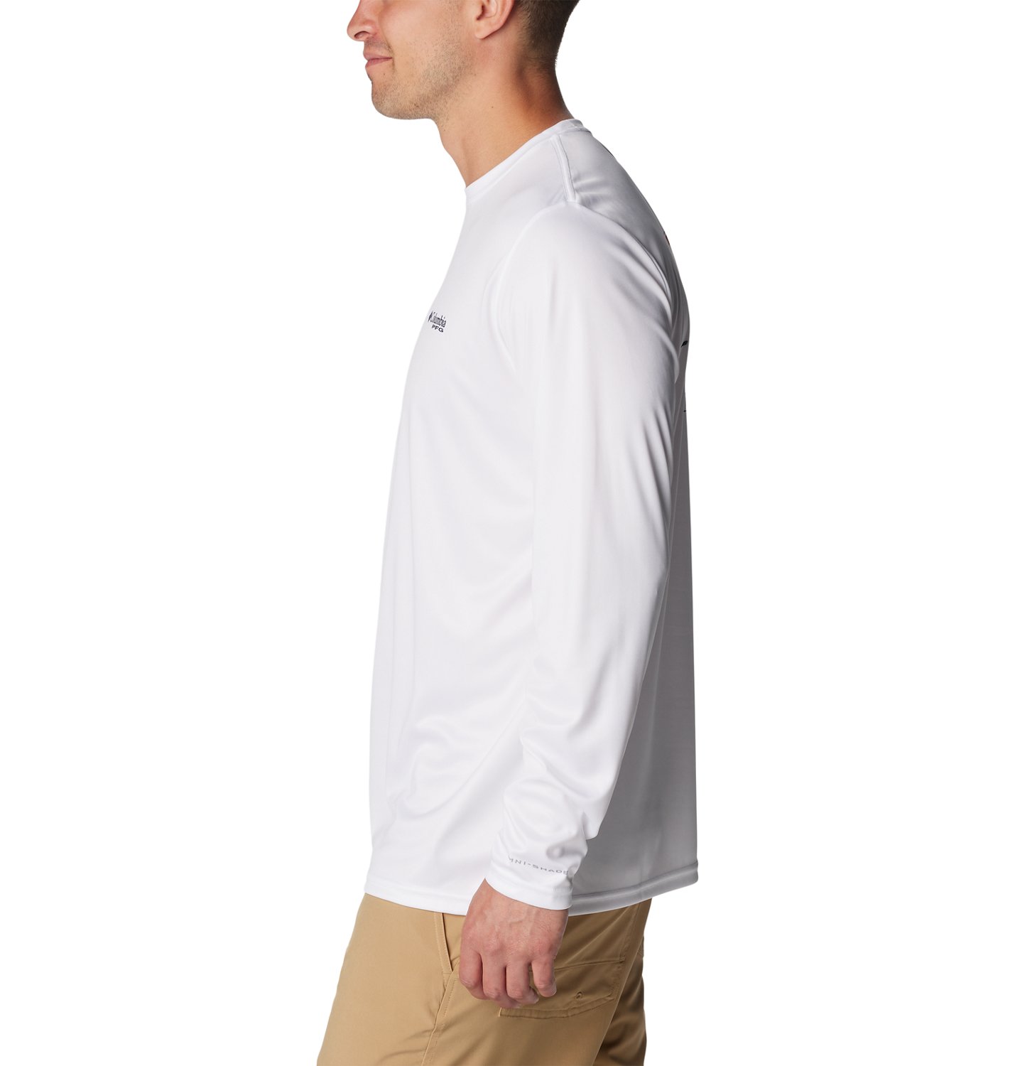 Columbia Sportswear Men's Terminal Tackle PFG Fins and Stripes Long Sleeve T-Shirt - view number 3