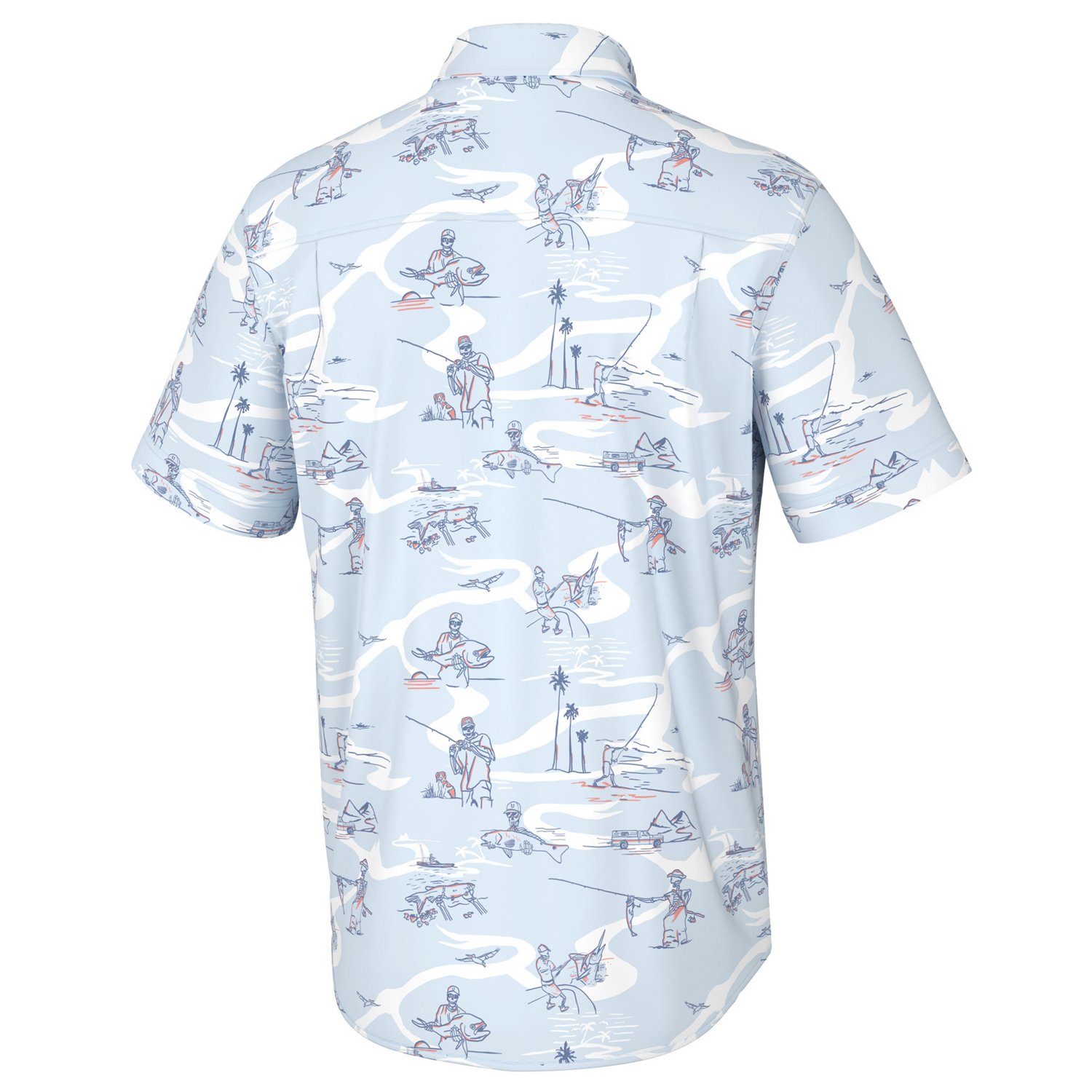 Huk Men's Kona Fish Bones Short Sleeve T-shirt | Academy