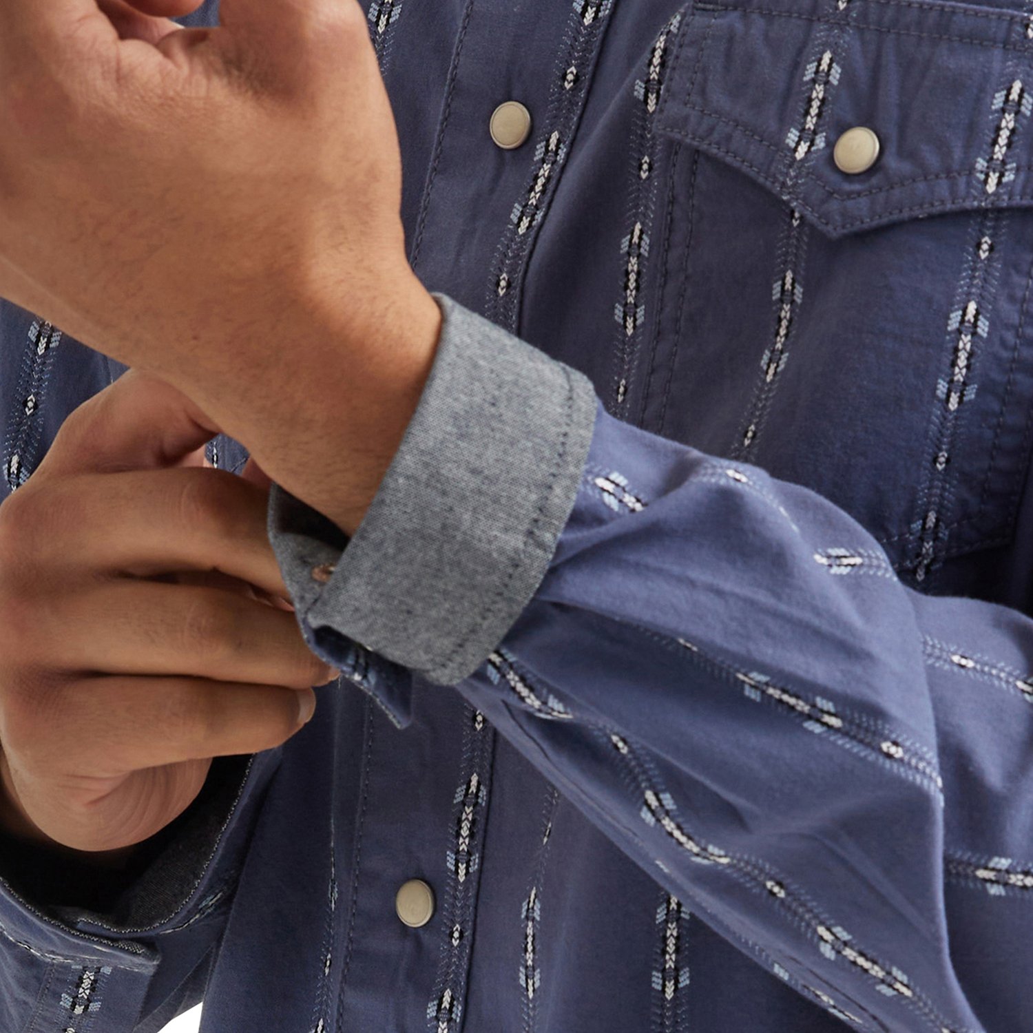 Wrangler Men's Print Retro Long Sleeve Shirt                                                                                     - view number 4