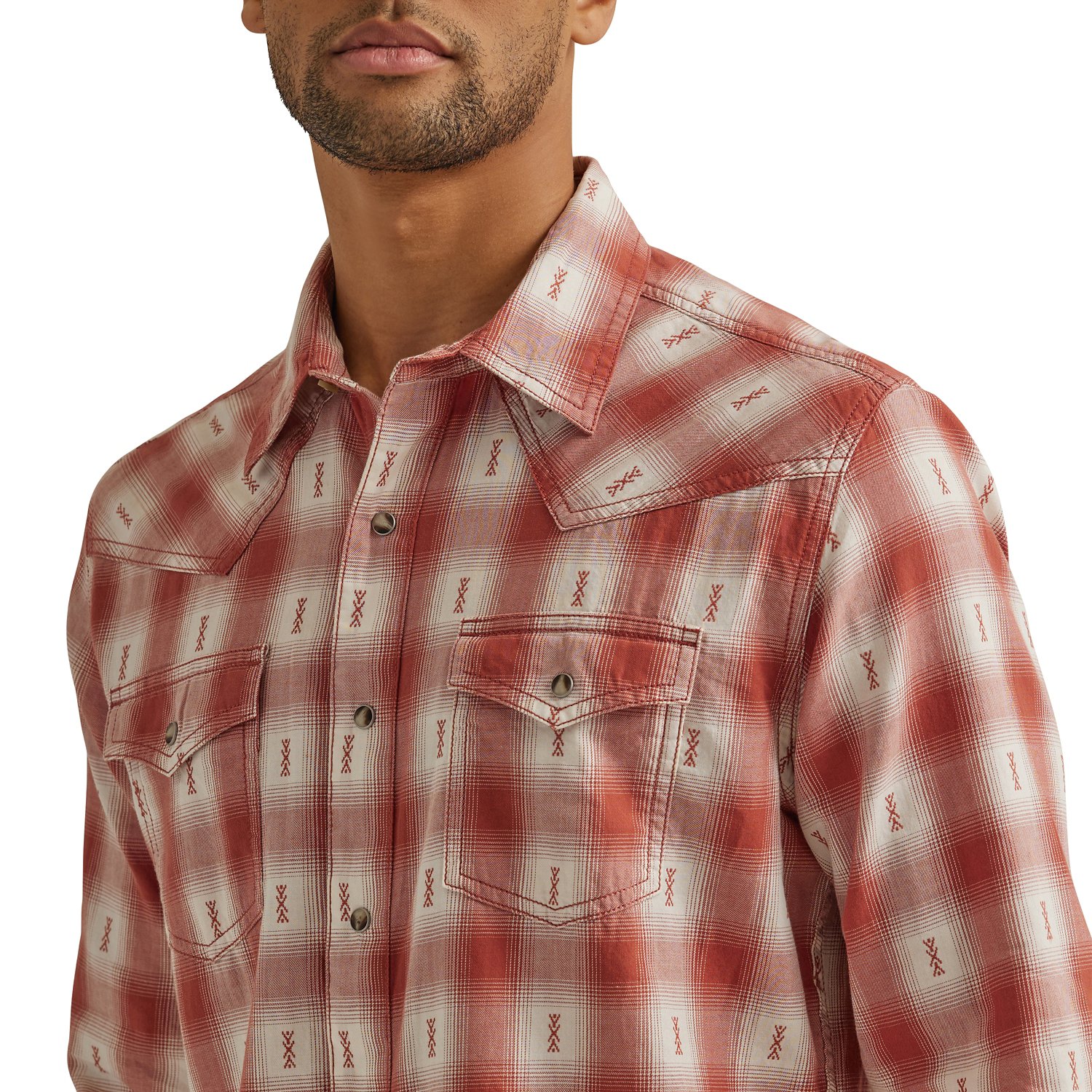 Wrangler Men's Retro Premium Western Long Sleeve Button-Down Shirt - view number 3
