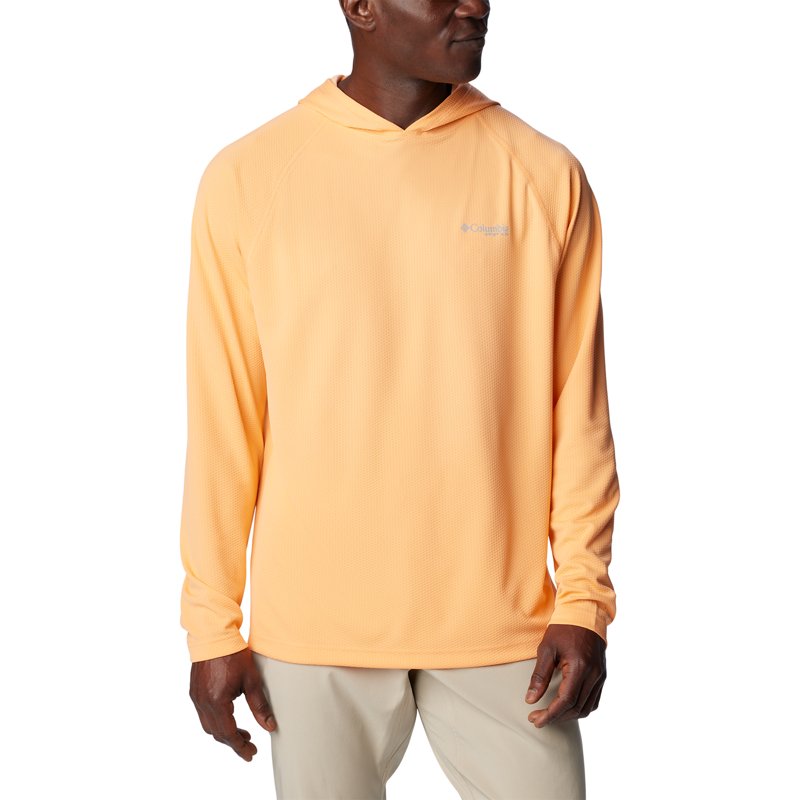 Columbia Sportswear Men's PFG Solar Stream Fishing Hoodie Bright Nectar, Medium - Men's Fishing Tops at Academy Sports