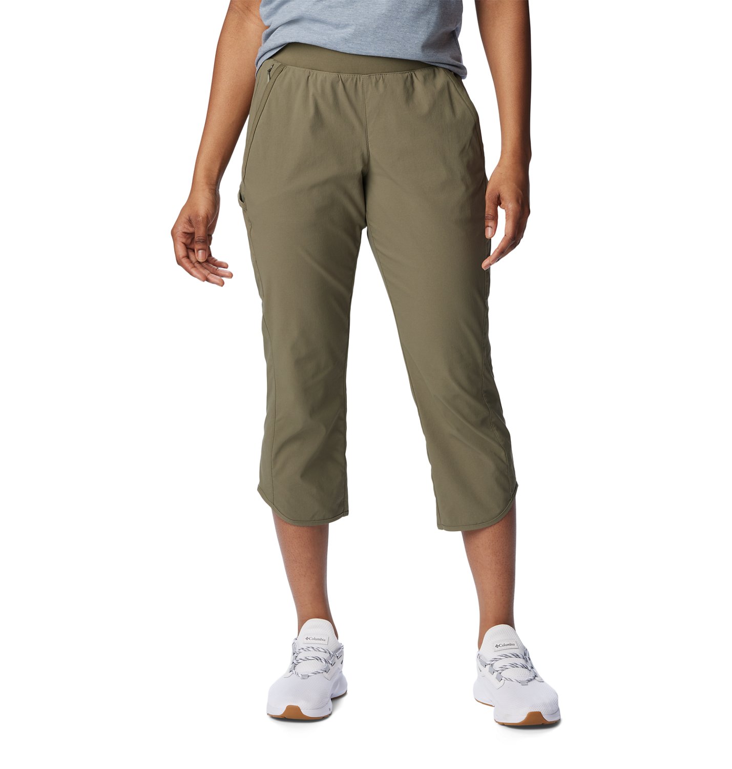 RIMLESS 7 Women's Capri Pants with Pockets Lounge Crop Yoga Pants