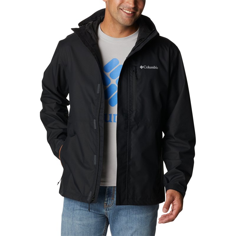 Columbia Sportswear Men's Hikebound Rain Jacket Black, Medium - Men's Rainwear at Academy Sports